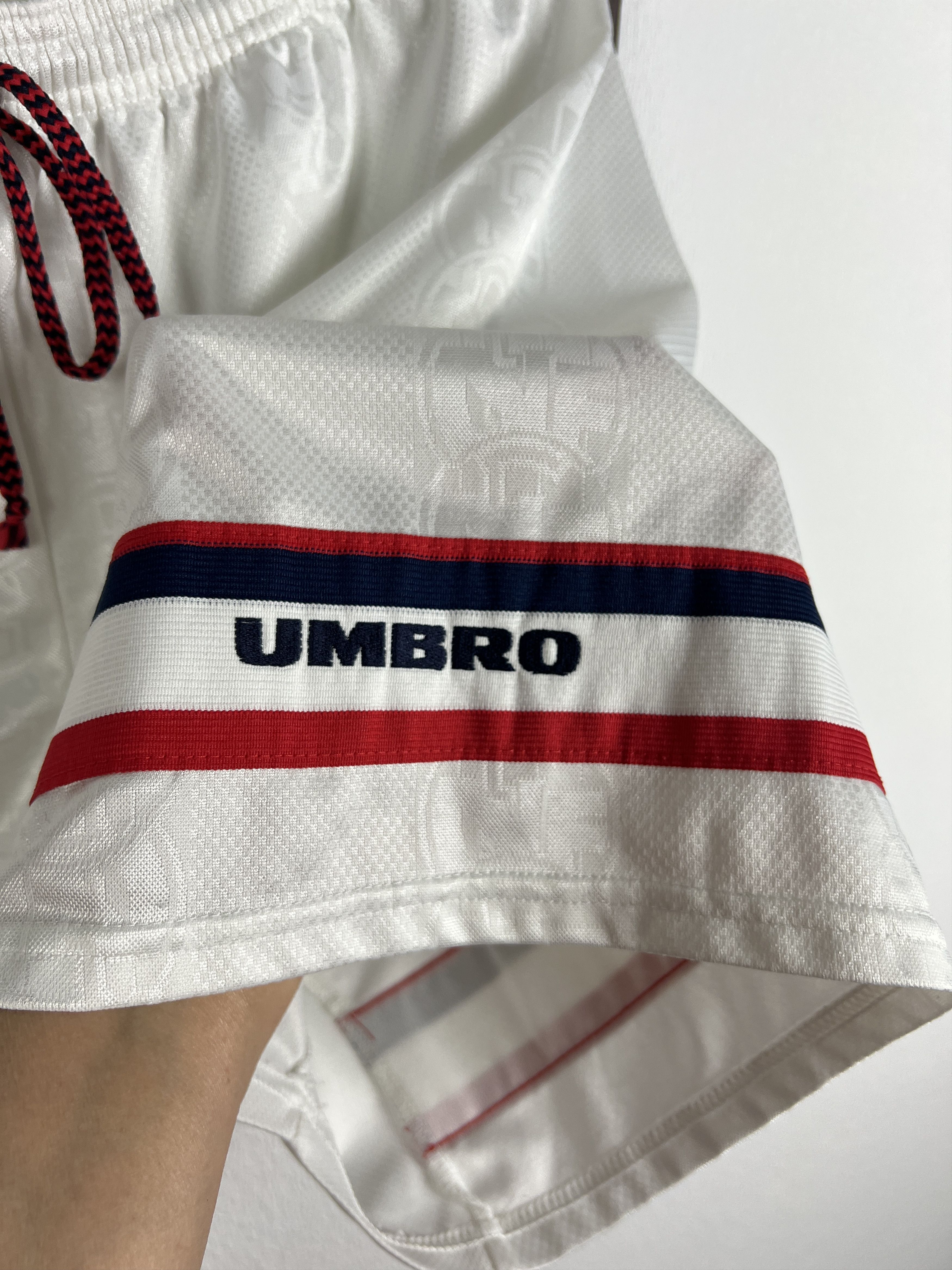 Umbro Vintage 90's Norway Football Shorts Soccer Athletic Rare Size US 32 / EU 48 - 4 Thumbnail