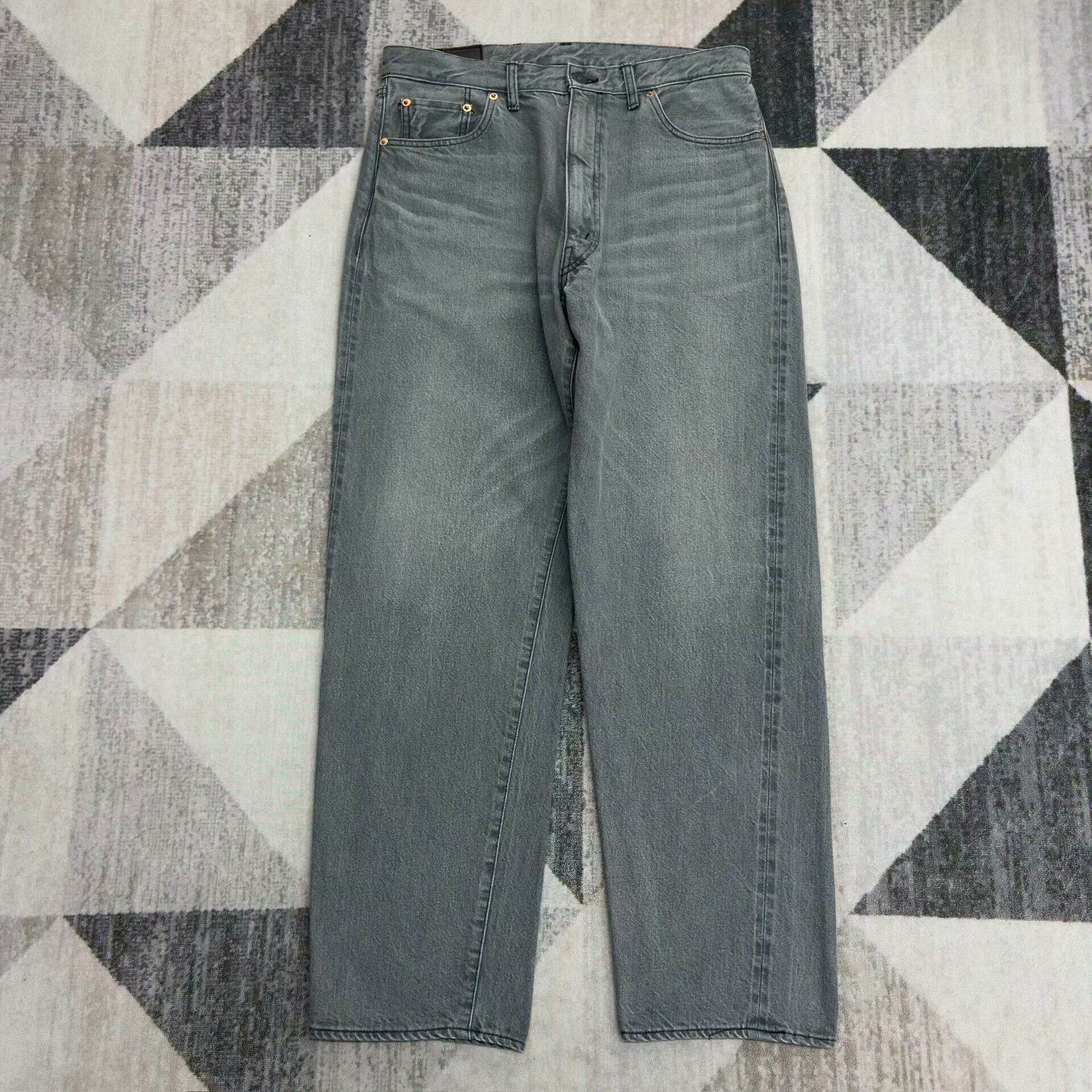 Kaptain Sunshine KAPTAIN SUNSHINE 5P Straight Cut Jeans Size US 30 / EU 46 - 1 Thumbnail