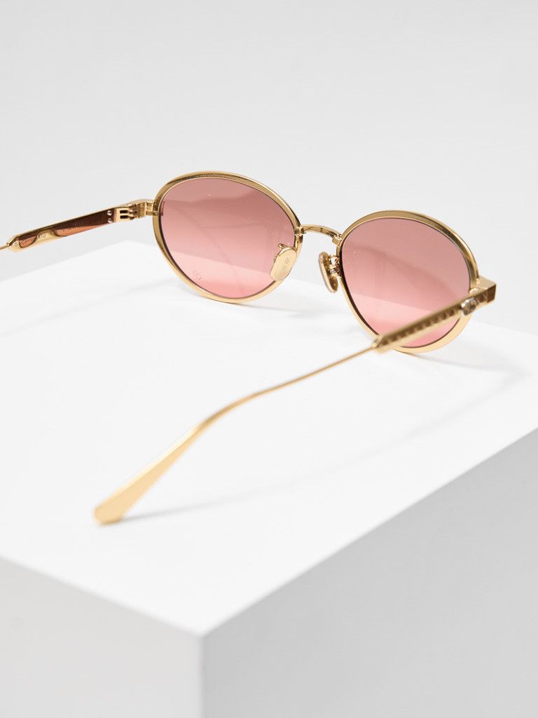 Dior Dior DiorCannage R1U Gradient Pink Oval Sunglasses Size ONE SIZE - 9 Thumbnail