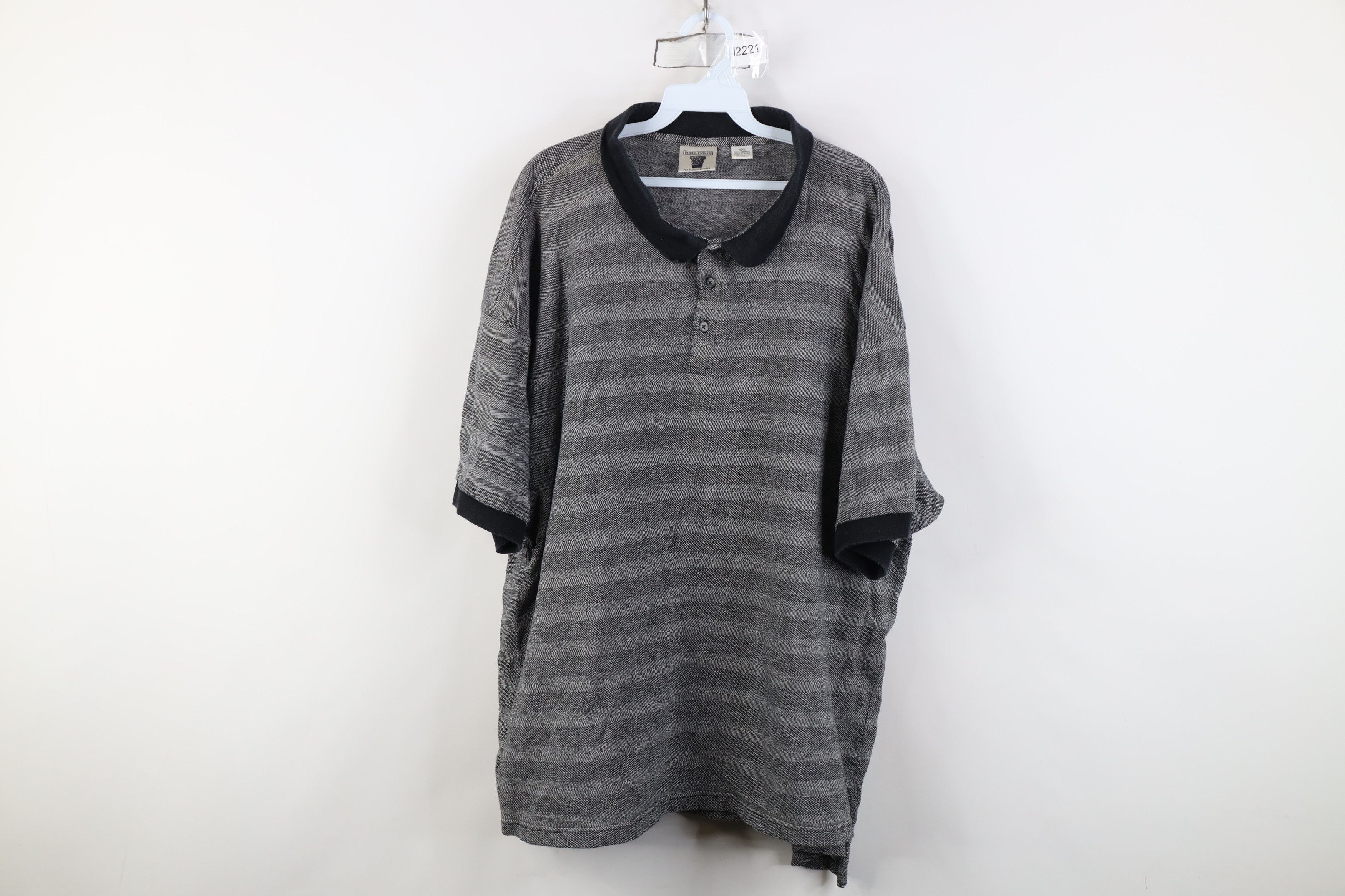 Vintage Vintage 90s Streetwear Knit Collared Golf Polo Shirt Size US XXL / EU 58 / 5 - 1 Thumbnail