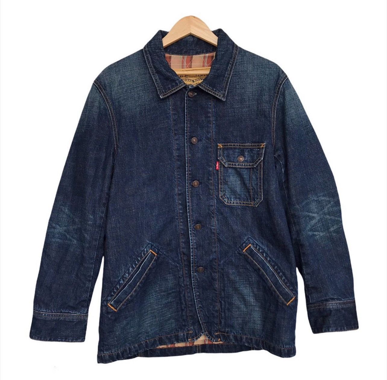 Levi's Levis Chore Denim Jacket Size US L / EU 52-54 / 3 - 1 Thumbnail