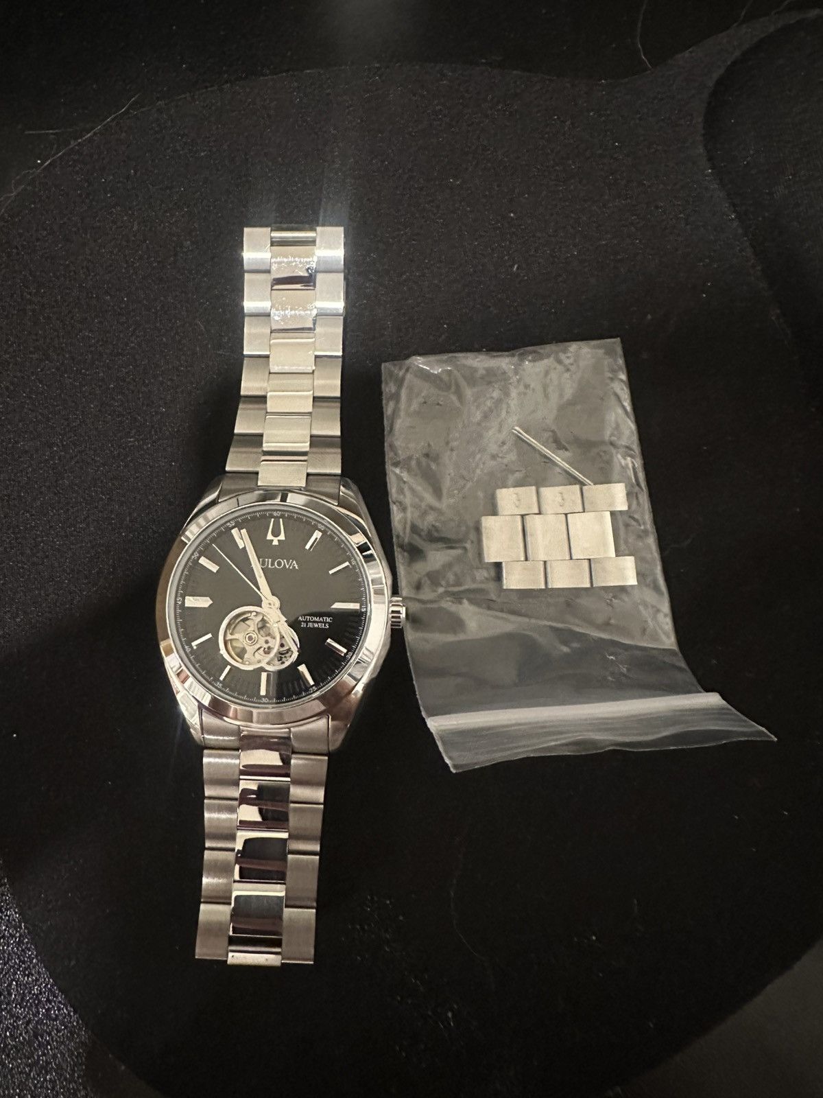 Bulova Bulova Surveyor Automatic Black Dial Watch Size ONE SIZE - 7 Thumbnail