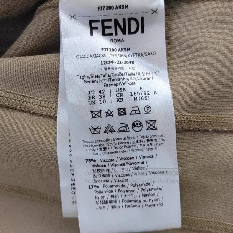 Fendi Fendi Jacket Size S / US 4 / IT 40 - 7 Thumbnail