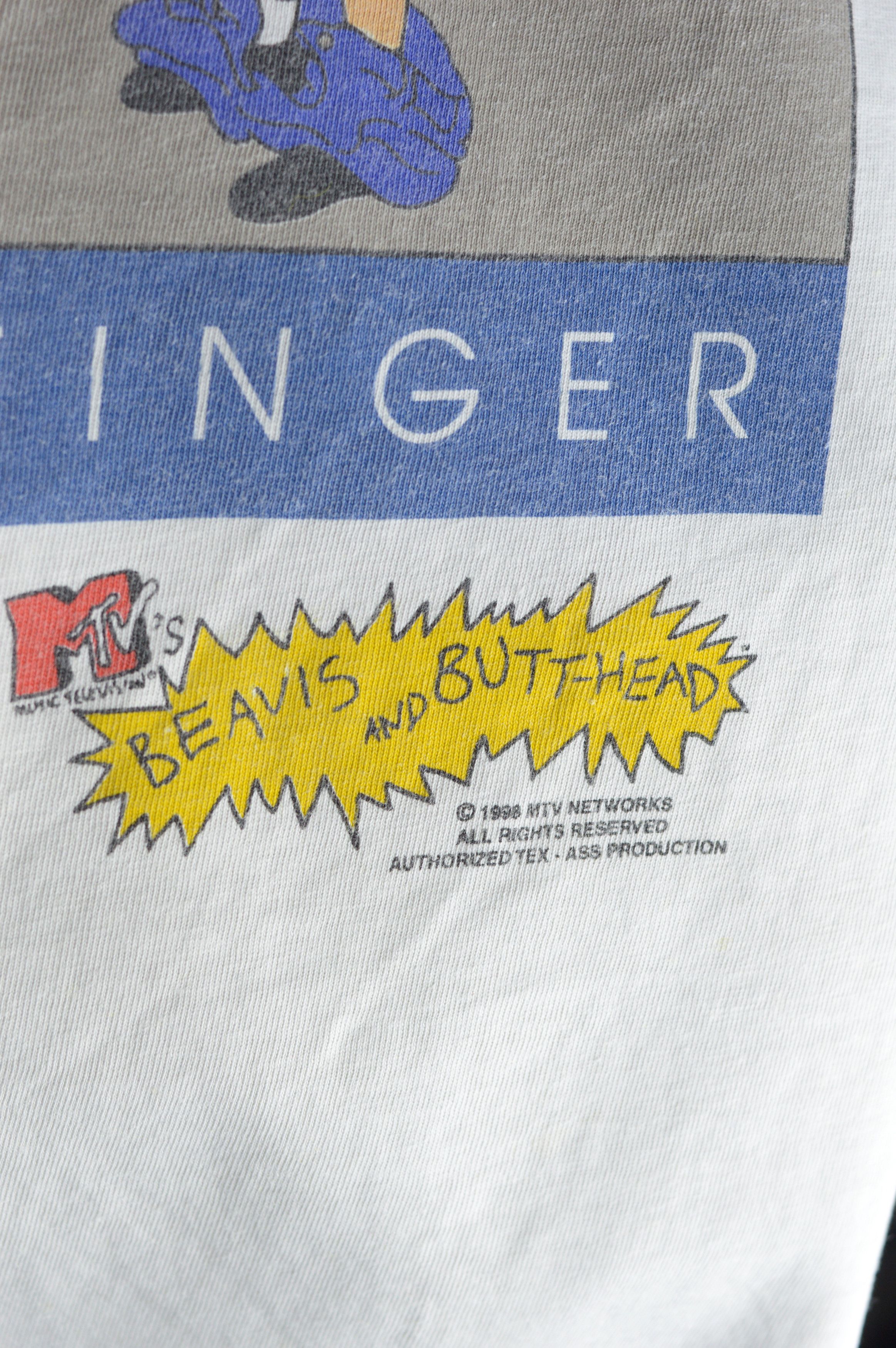 Mtv Tony Pullmyfinger Beavis And Butthead MTV 1998 t shirt Size US XL / EU 56 / 4 - 3 Thumbnail