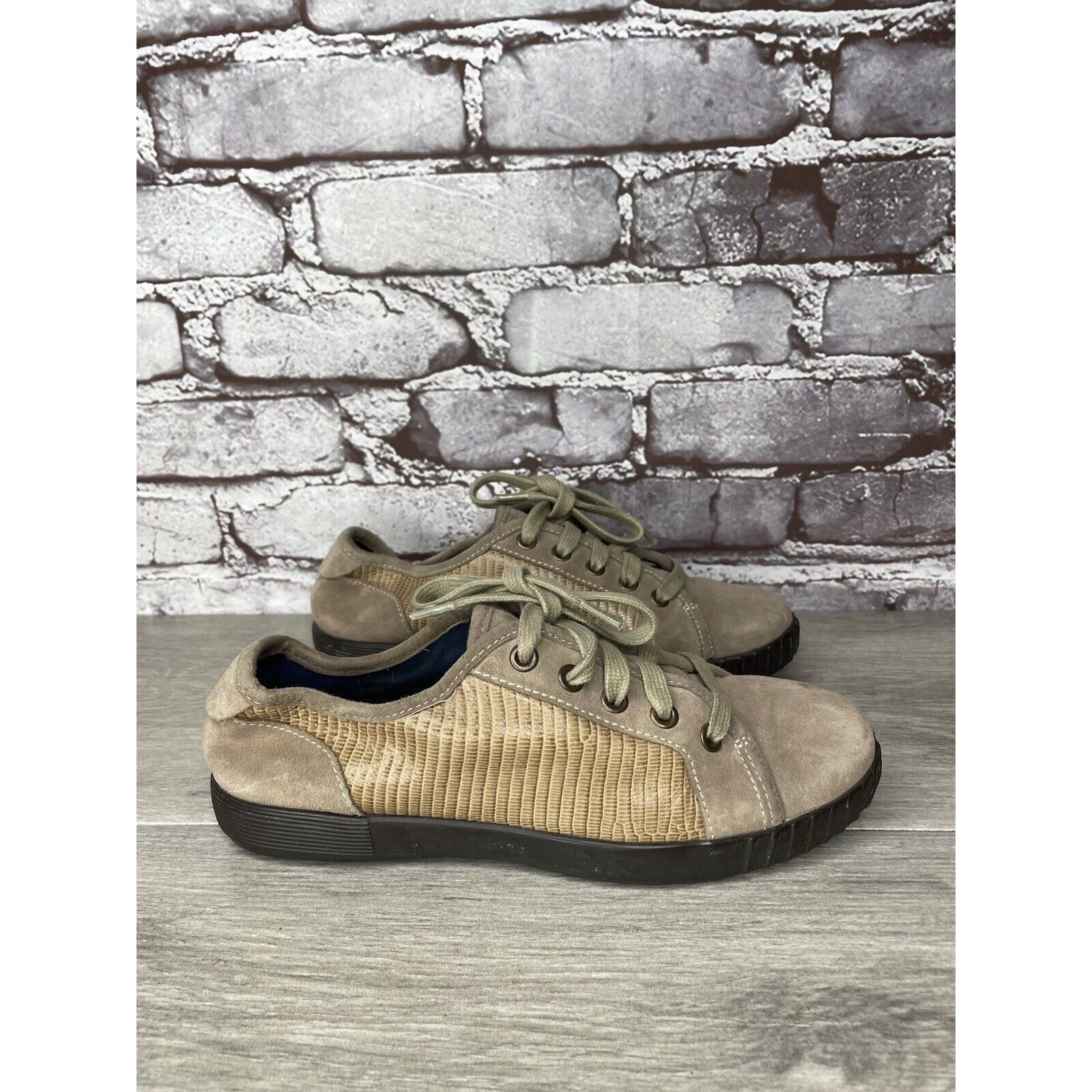 Cole Haan Cole Haan Taupe Suede Leather Lace Up Comfort Casual Shoes W Size US 6 / IT 36 - 17 Thumbnail
