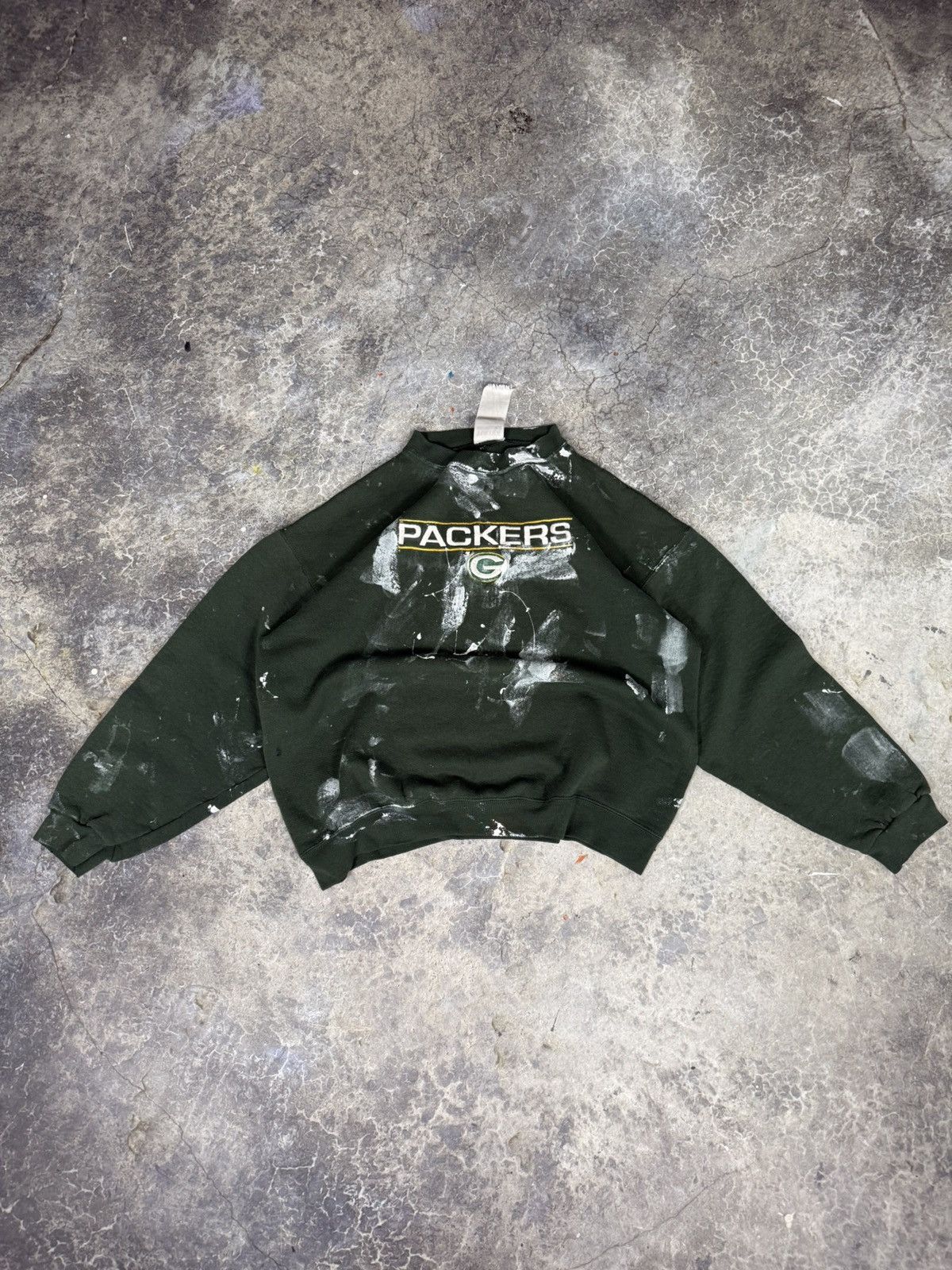 NFL × Vintage Vintage distressed packers sweatshirt Size US L / EU 52-54 / 3 - 1 Thumbnail