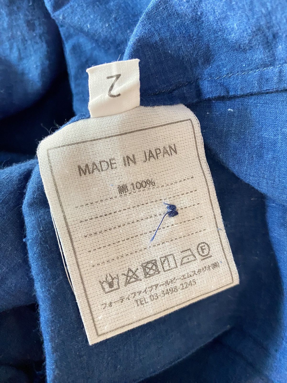 45rpm 45rpm Ruffled indigo Blouse Size XS / US 0-2 / IT 36-38 - 10 Thumbnail