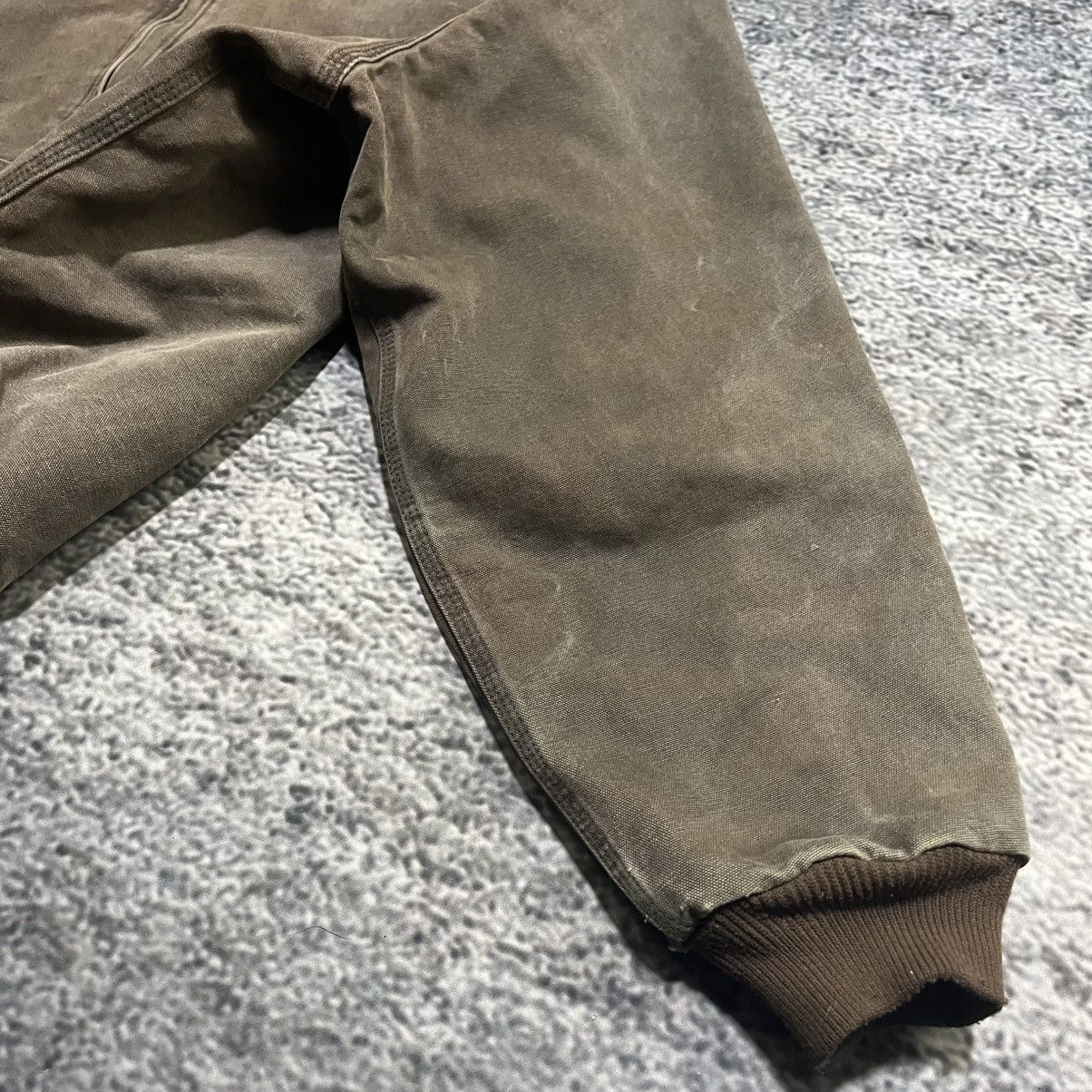 Carhartt VINTAGE CARHARTT BROWN FADED DISTRESSED HOODED JACKET XXL Size US XXL / EU 58 / 5 - 6 Thumbnail