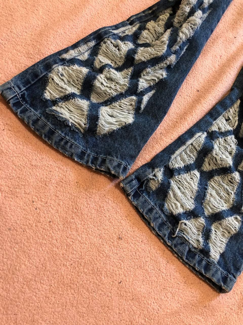 The Ragged Priest The Ragged Priest Patchwork Denim FLARED Size 26" / US 2 / IT 38 - 20 Thumbnail