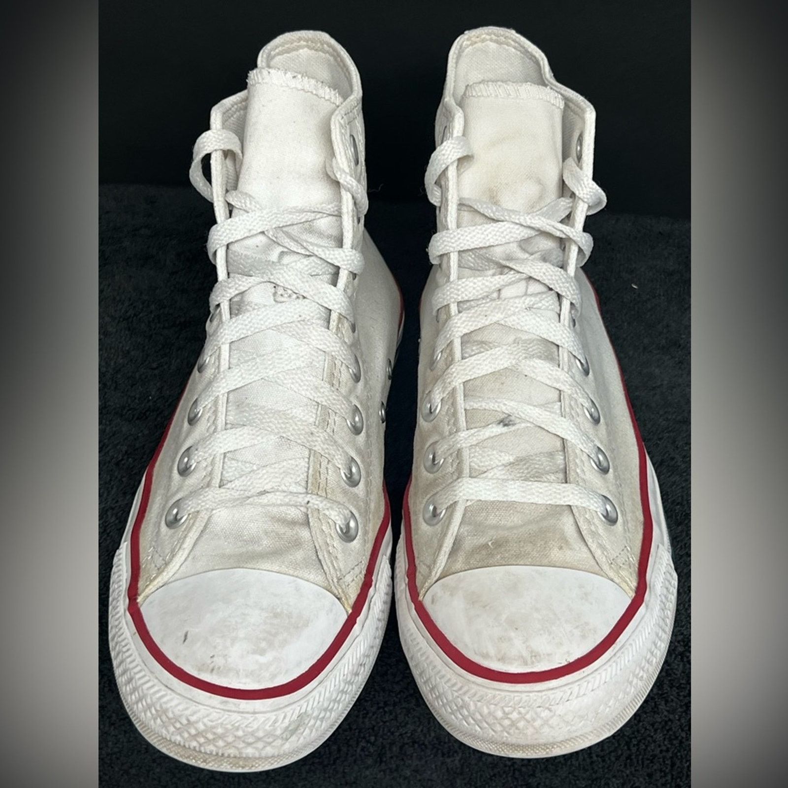 Converse Converse Unisex CT All Star Hi M7650 White Shoes M7.5 W9.5 Size US 9.5 / IT 39.5 - 2 Thumbnail