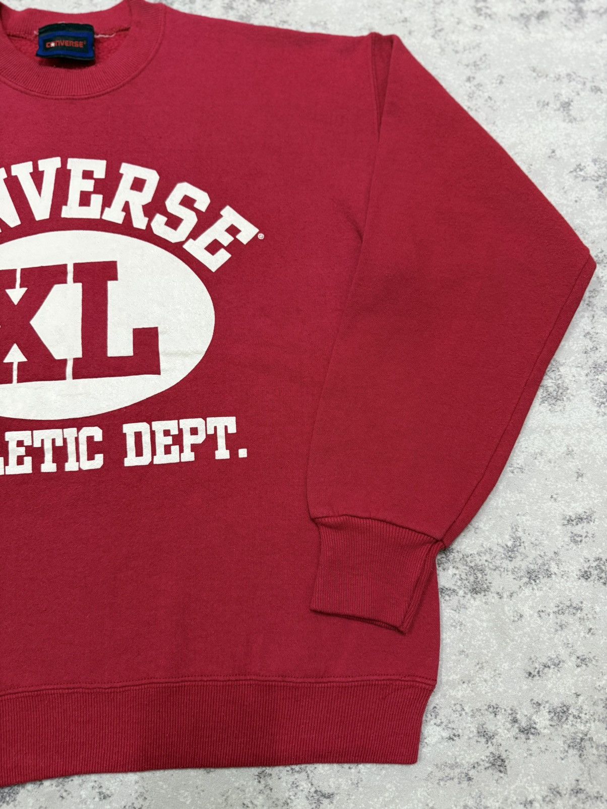 Converse Vintage 80s Converse Athletic Dept. Biglogo Sweatshirt Size US S / EU 44-46 / 1 - 5 Thumbnail