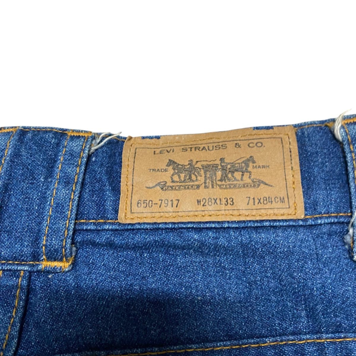 Levi's Vintage Levis 650 Denim Bush Pants Size 27" / US 4 / IT 40 - 12 Thumbnail
