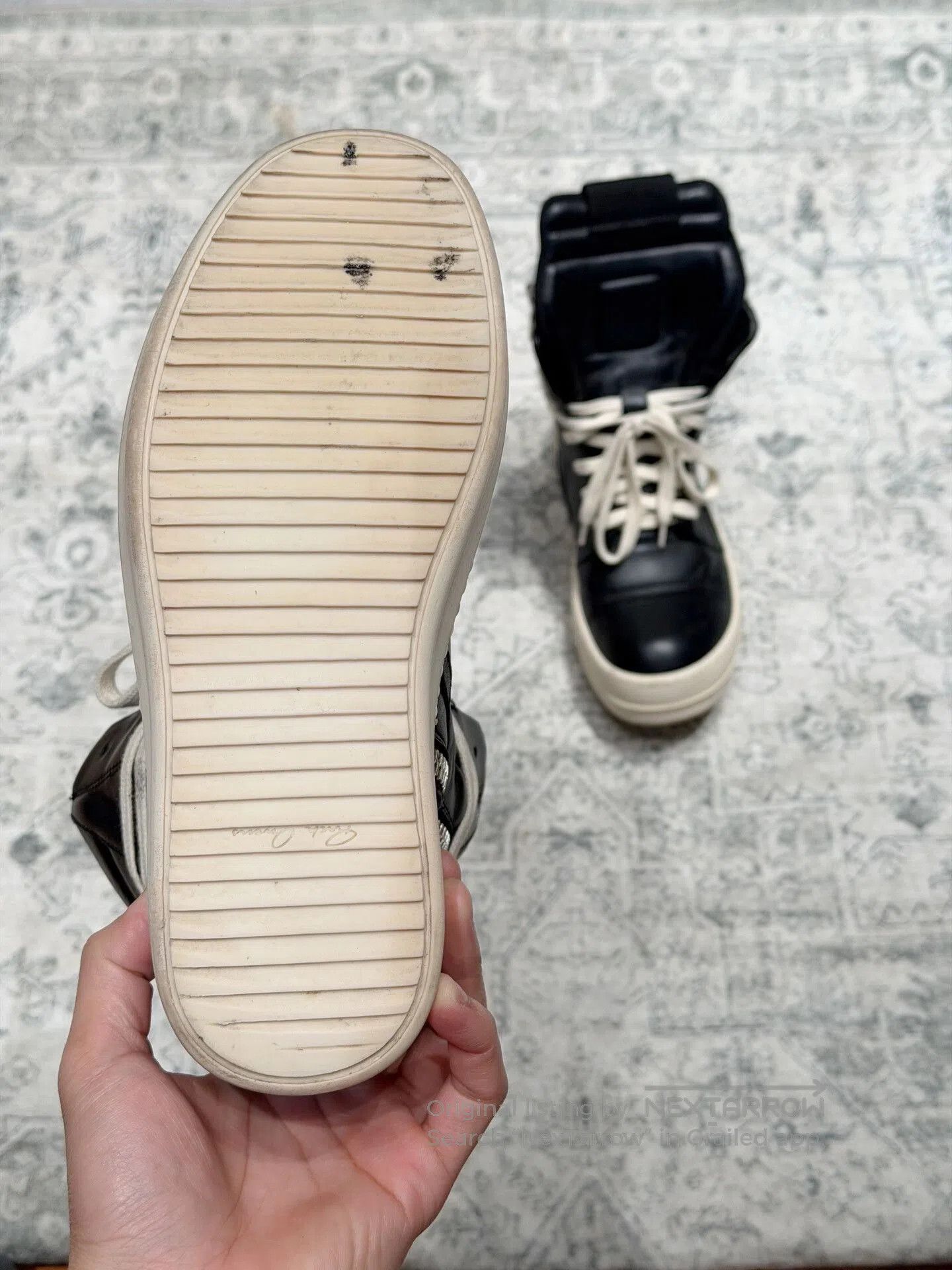 Rick Owens Rick Owens Inverted Triangle High-Top Patent Leather. Size US 6 / IT 36 - 7 Thumbnail