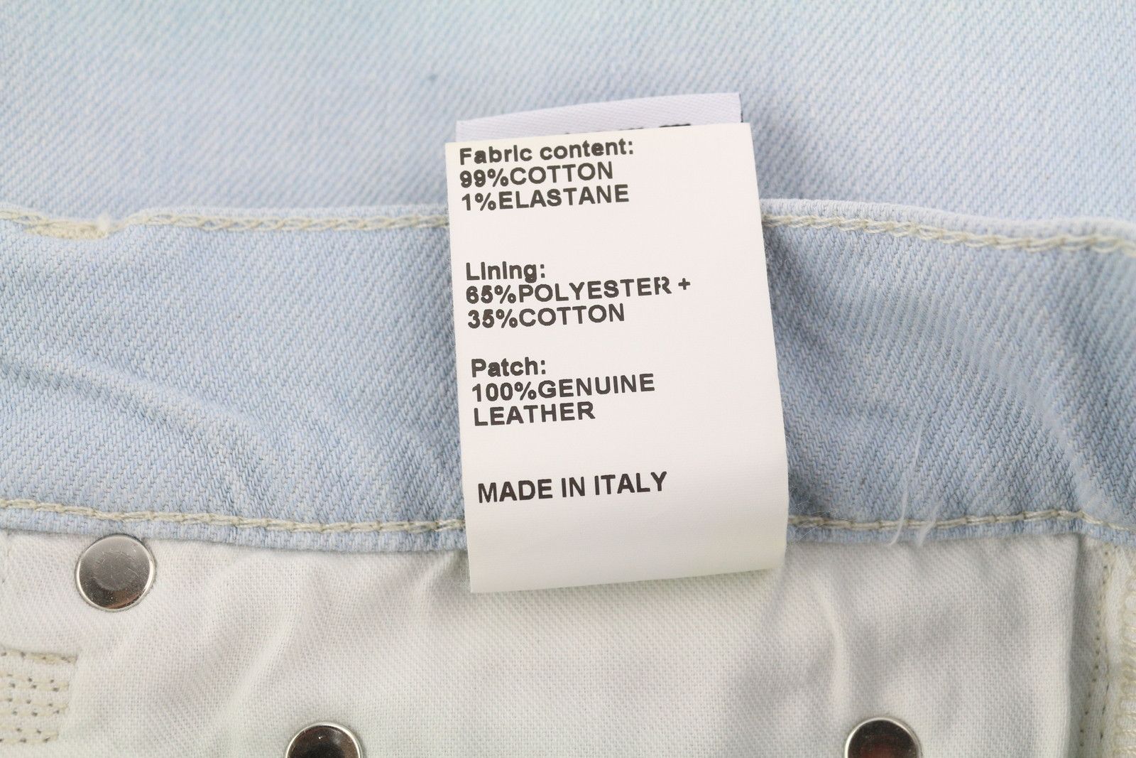 R13 ROMEO 28 Washed Blue Stretch Cropped Zip 84458 Size 28" / US 6 / IT 42 - 10 Thumbnail