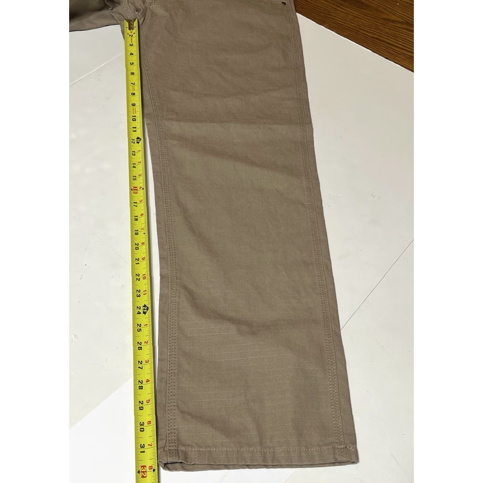 Vintage Key Foreman Work Pants Men's 36x32 Brown Relaxed Fit Carpenter Pants, Regular, Straight, Cotton Canvas, Breathable, Pockets, Zip, Button Closure, NWT Size US 36 / EU 52 - 5 Thumbnail