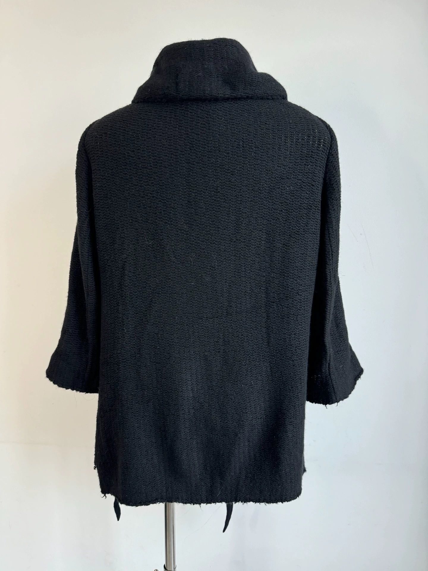 Dolce & Gabbana D&G Vintage Irregular 7/8 Sleeve Angora Wool Coat 38 Size XS / US 0-2 / IT 36-38 - 3 Thumbnail