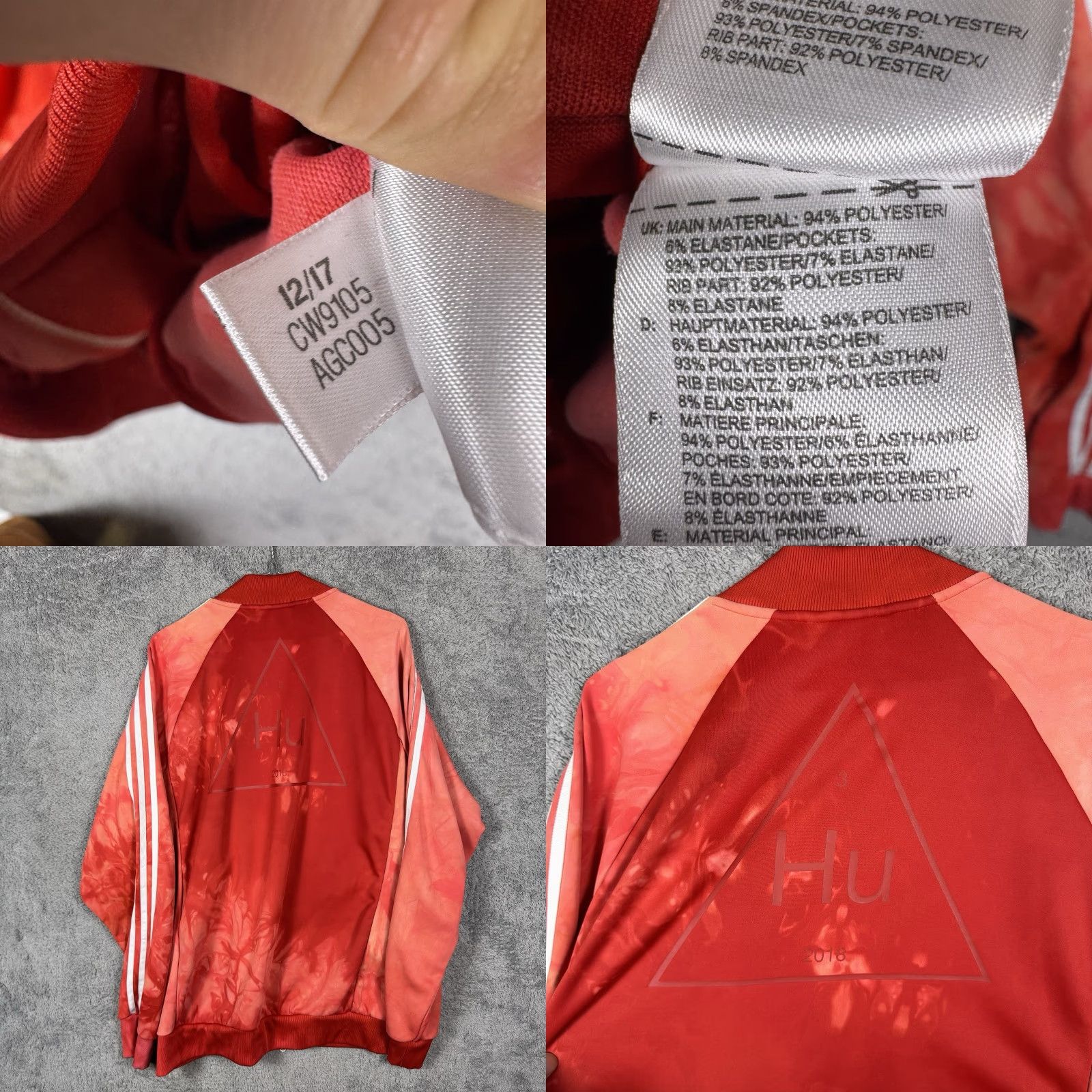 Adidas Adidas Jacket Men XL Originals PW Hu Holi SST Track Human Race Size US XL / EU 56 / 4 - 9 Thumbnail