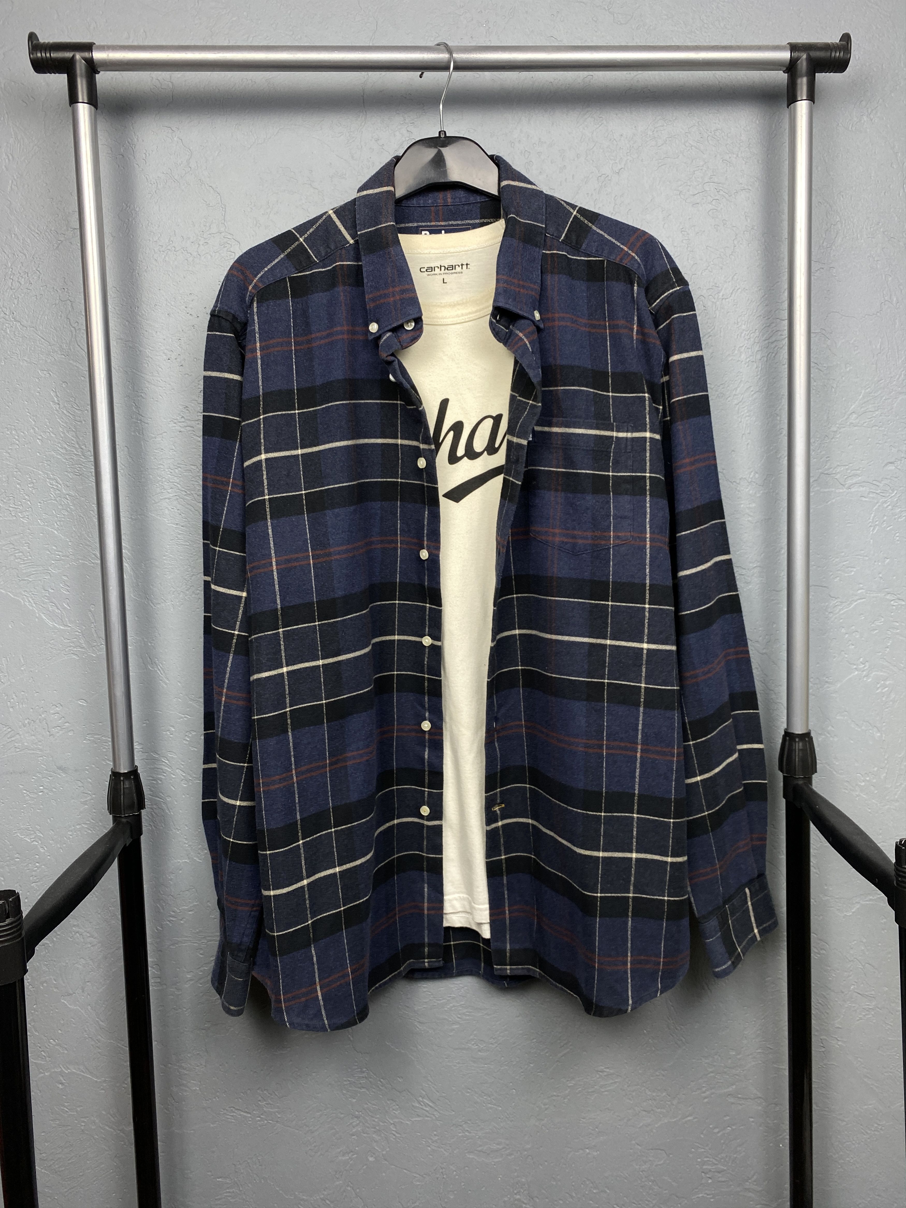 Barbour Barbour Vintage Flannel Mens Lustleigh Tartan Plaid Shirt Size US XL / EU 56 / 4 - 1 Thumbnail