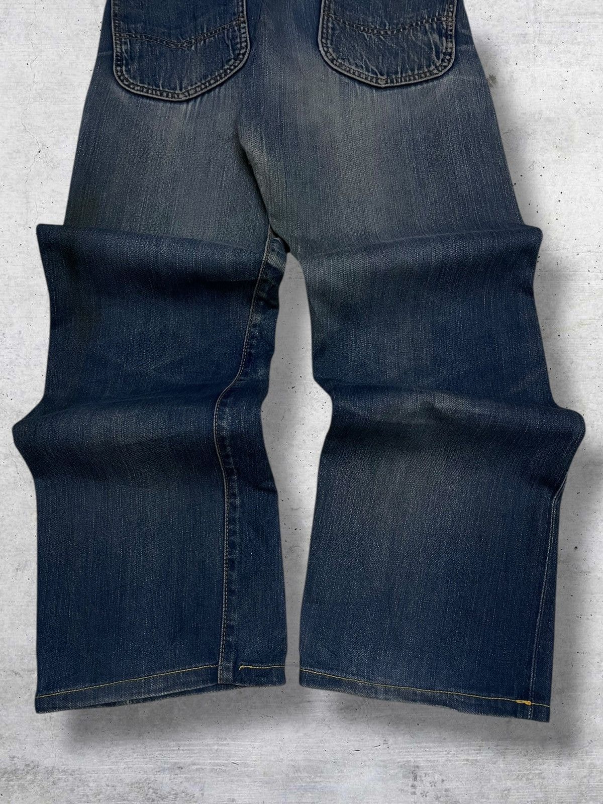 Lee VINTAGE LEE OG 90S DESIGNER BUCKLE SELVEDGE DENIM Size US 29 - 11 Thumbnail