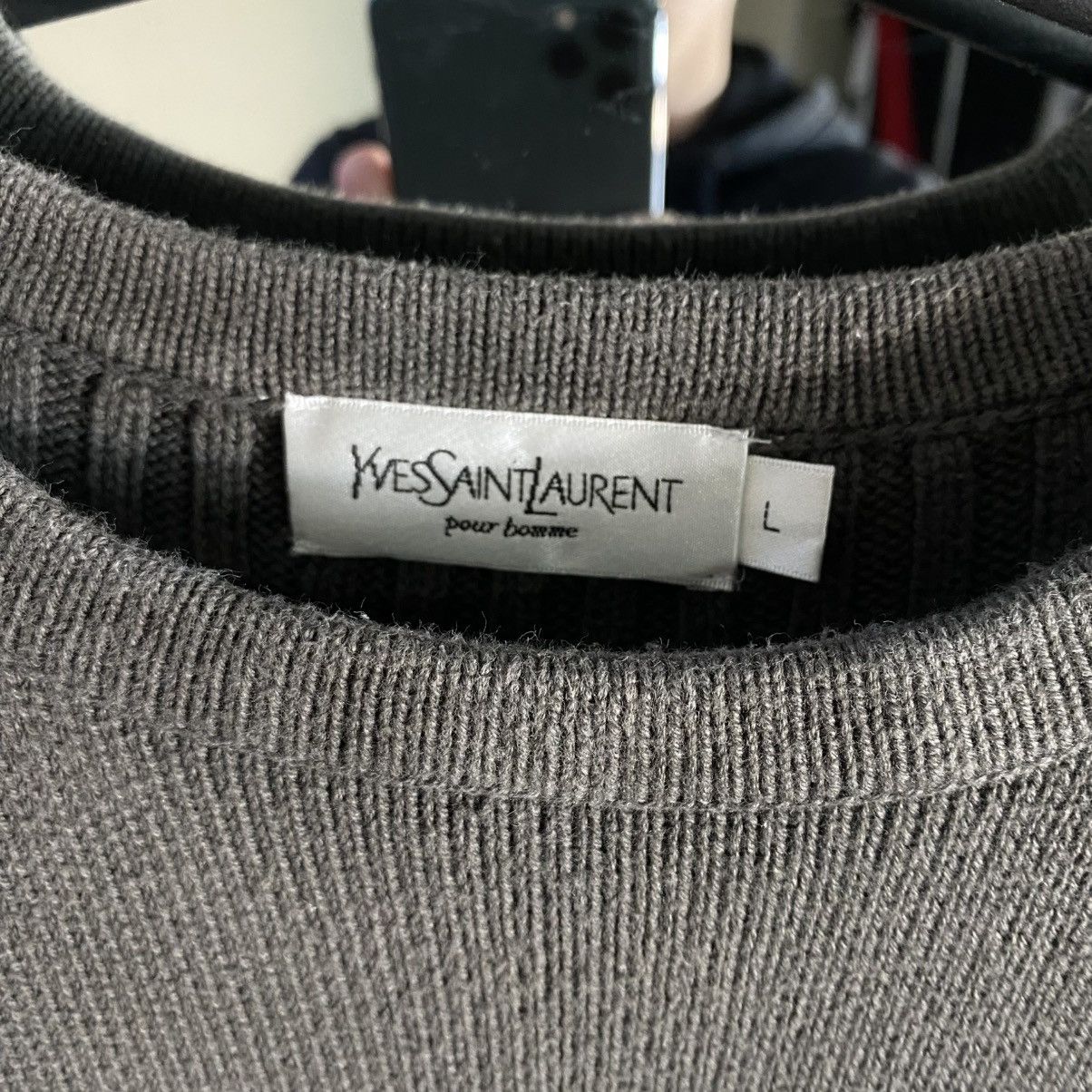 Yves Saint Laurent YSL Sweater Knit Yves Saint Laurent Sweater Vintage Faded Size US L / EU 52-54 / 3 - 4 Thumbnail