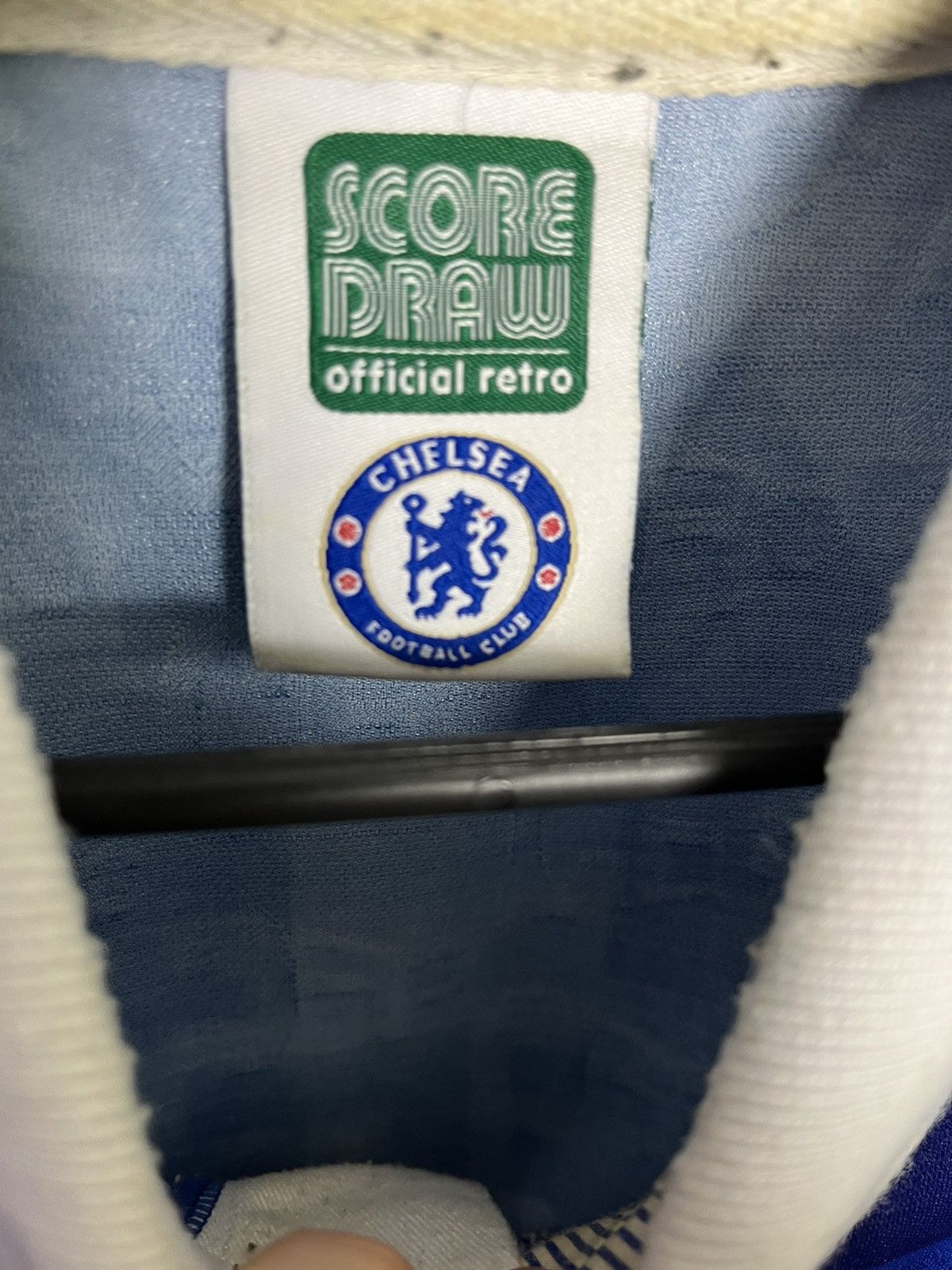 Vintage Chelsea 1991 1992 score draw tshirt soccer jersey