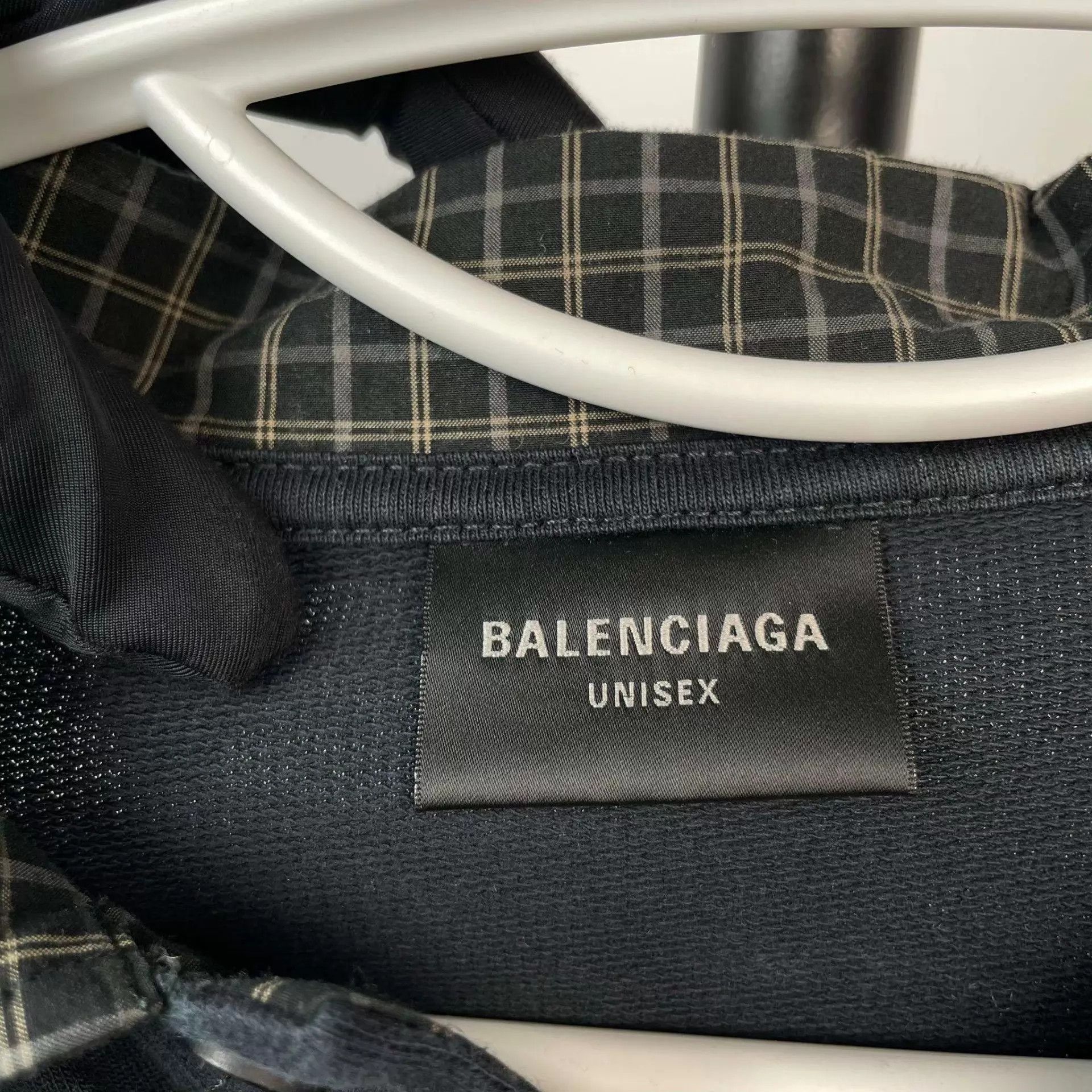 Balenciaga Balenciaga check-collar long sleeve shirt 95 New 170 Size US L / EU 52-54 / 3 - 5 Thumbnail