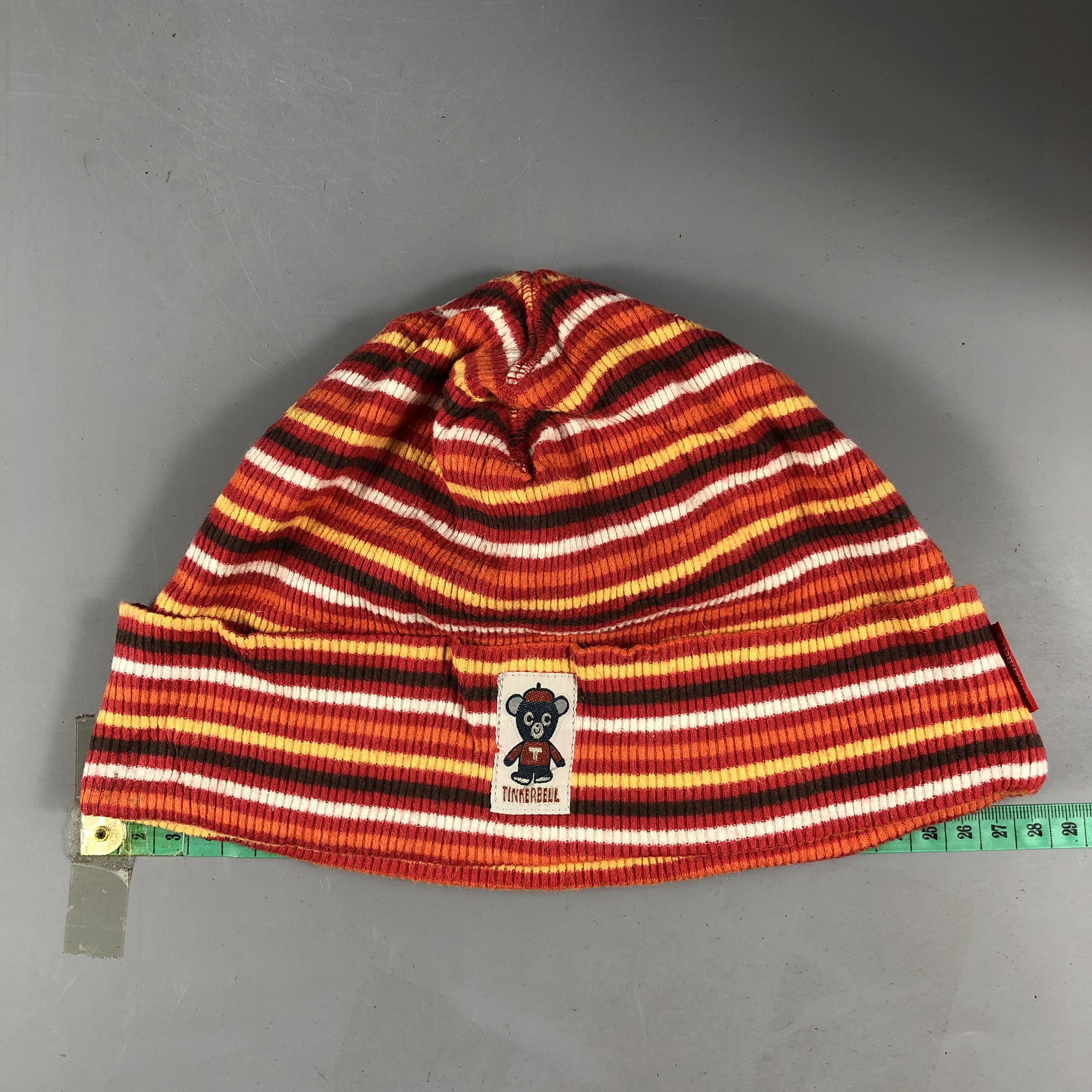 Japanese Brand Tinkerbell Stripe Beanie Size ONE SIZE - 3 Thumbnail