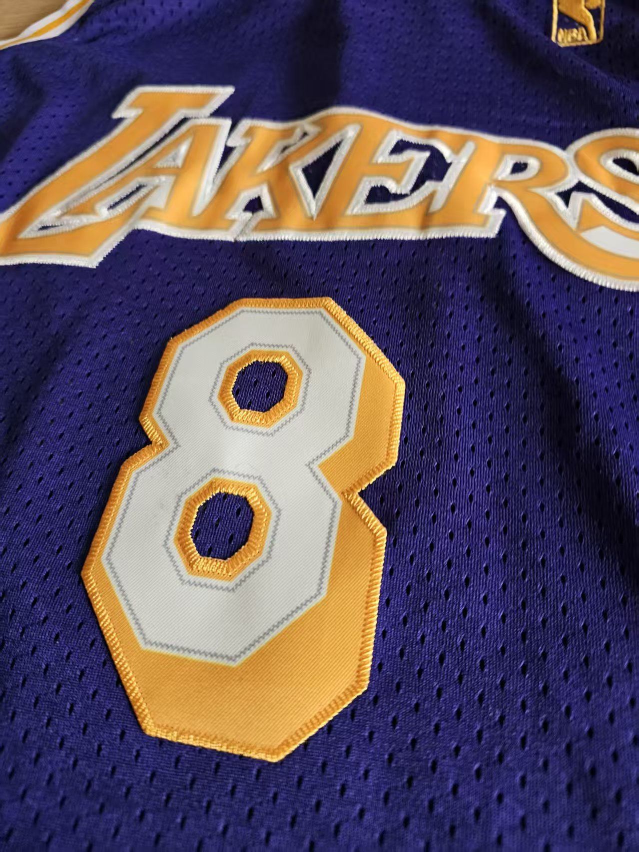 NBA 1996 97 Laker #8 Kobe Bryant Jersey Size US XL / EU 56 / 4 - 4 Thumbnail