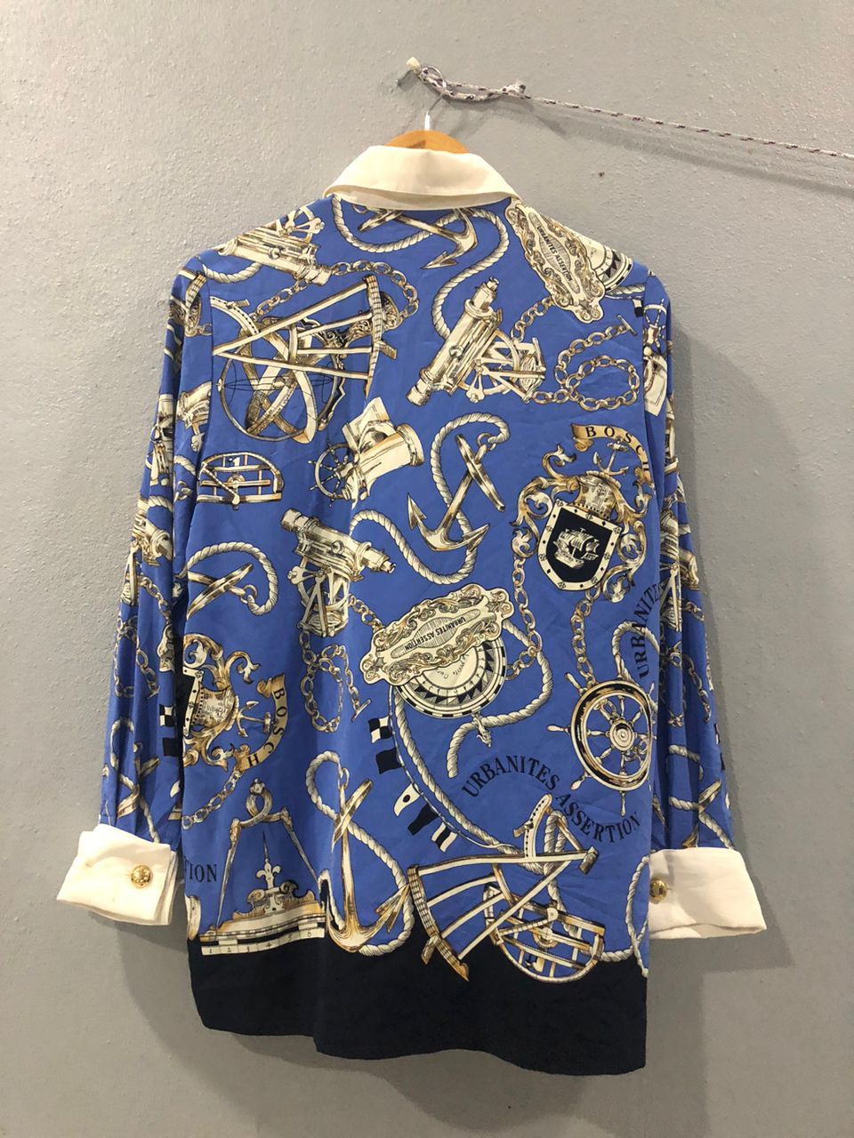Designer Vintage BOSCH Japan Baroque Nautical Shirt Size US M / EU 48-50 / 2 - 9 Thumbnail
