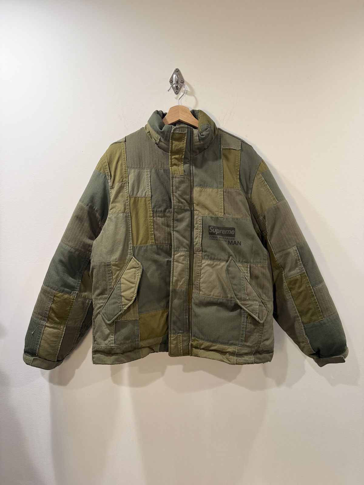 Junya Watanabe × Supreme Supreme × Junya Watanabe MAN Patchwork Down Jacket Size US L / EU 52-54 / 3 - 1 Thumbnail