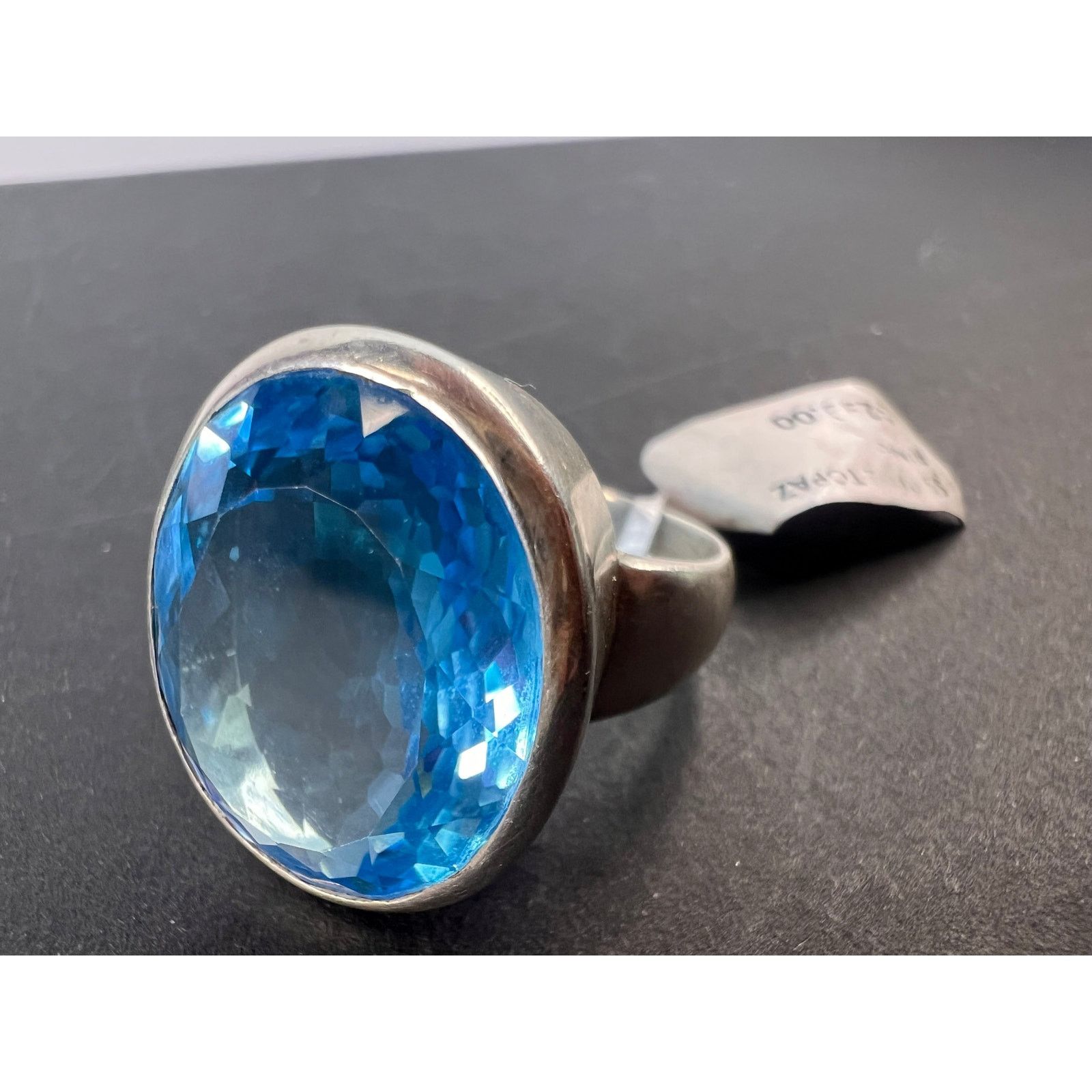 Other NEW Swiss blue topaz 925 ring size 8/ 12.92 grams Size ONE SIZE - 6 Thumbnail