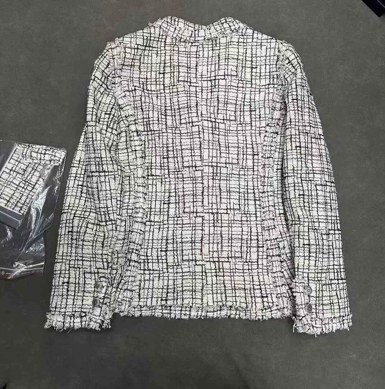 Chanel CHANEL Tweed Blazer Jacket Size US XL / EU 56 / 4 - 2 Thumbnail