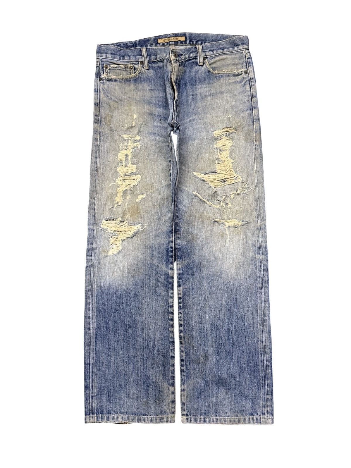 Uniqlo Vintage Uniqlo S-002 Japanese Market Jeans | Vintage Wash 35 Size US 35 - 2 Thumbnail