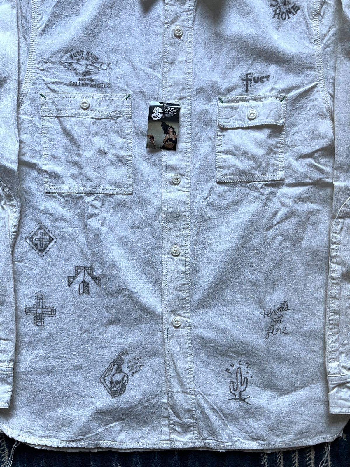 FUCT FUCT Erik's Artwork Archive Button Down Shirt Size US M / EU 48-50 / 2 - 5 Thumbnail