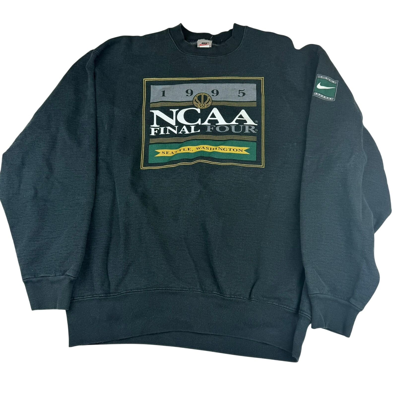 Nike Vintage Nike 1995 NCAA Final Four Seattle Sweatshirt Large Size US L / EU 52-54 / 3 - 1 Thumbnail
