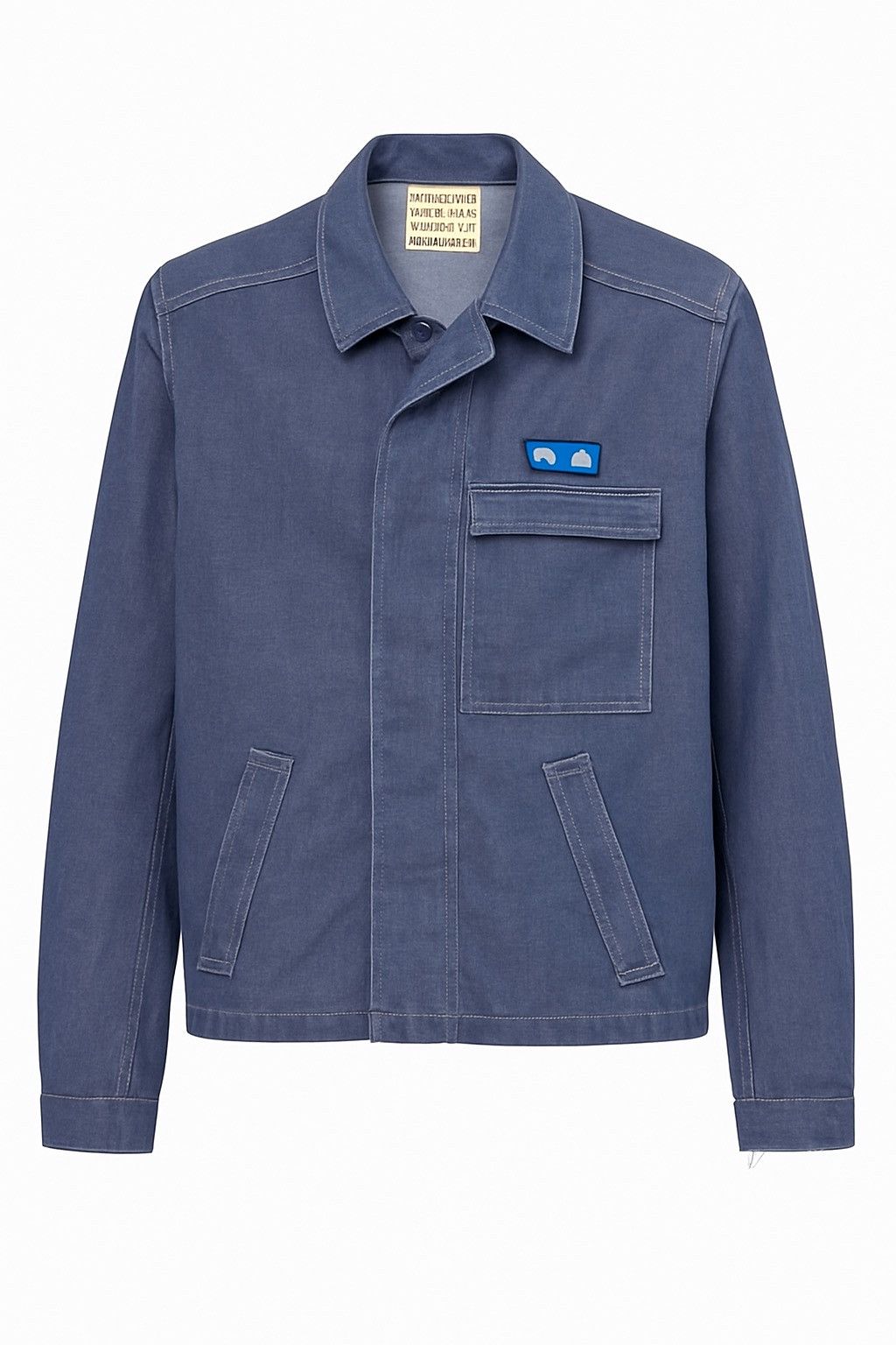 Vintage Vintage 1984 Cie Boussac French Workwear Jacket Indigo Blue Size US M / EU 48-50 / 2 - 1 Thumbnail