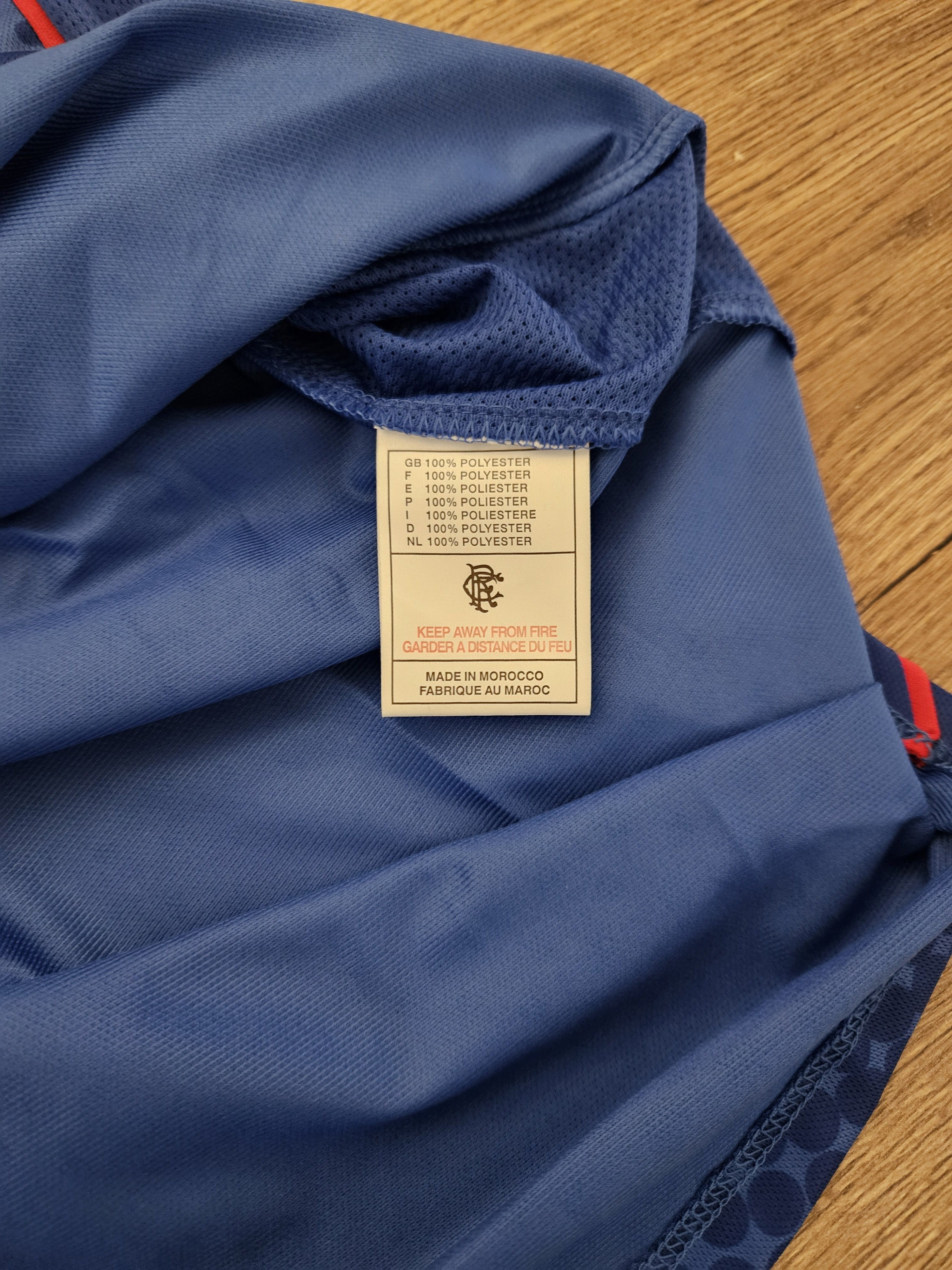 Other Caniggia 7 Glasgow Rangers 2002–03 Vintage Soccer Trikot Size US L / EU 52-54 / 3 - 8 Thumbnail