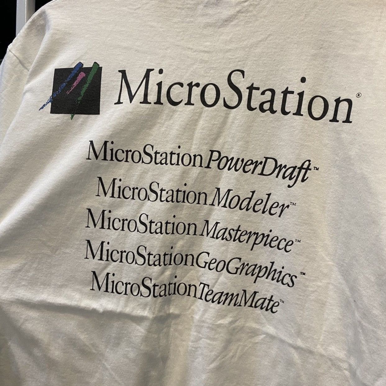 Apple × Microsoft × Vintage VINTAGE‼️Micro Station Bentley t shirt Size US L / EU 52-54 / 3 - 5 Thumbnail