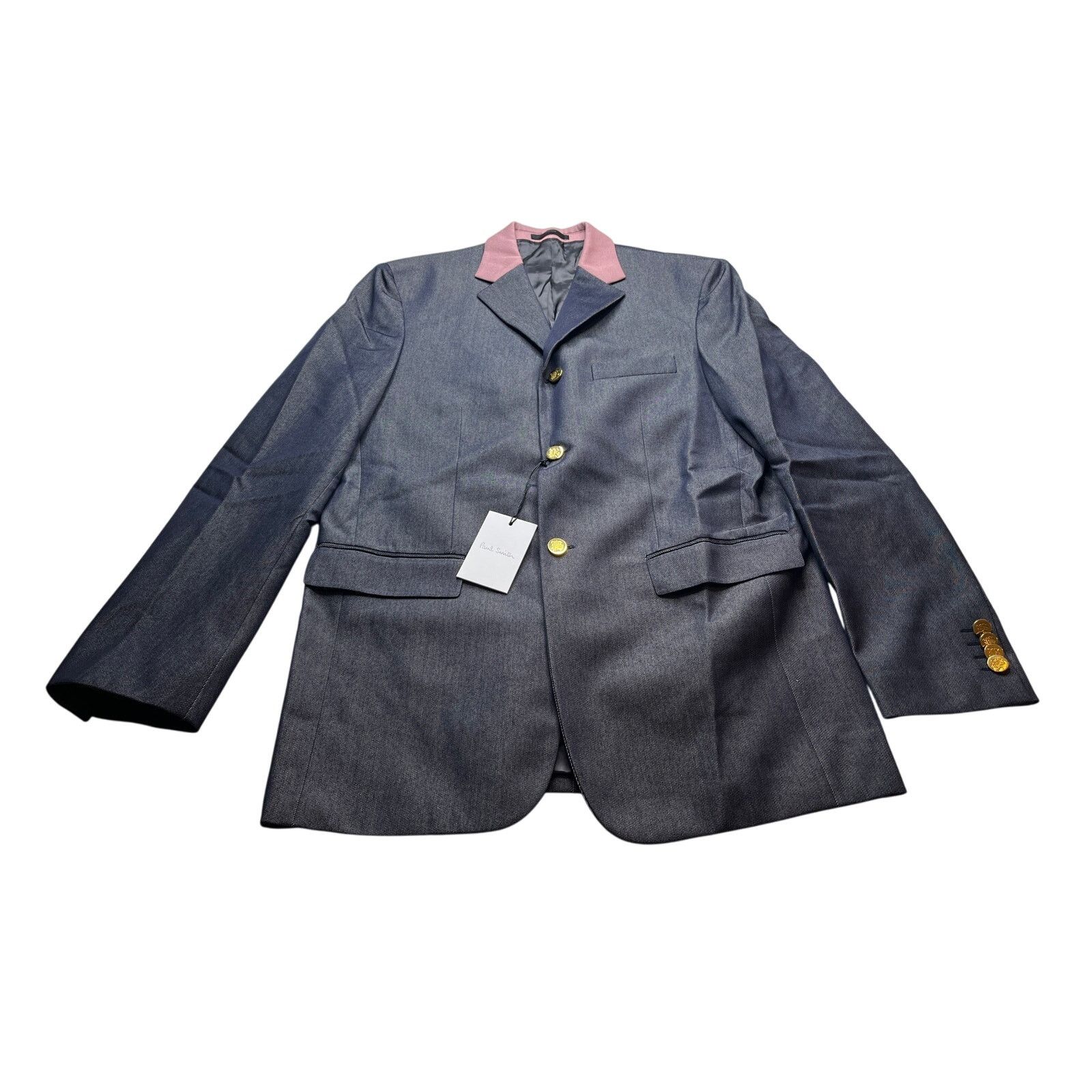 10-23 PAUL SMITH Men's Blazer Grey Size 38/48