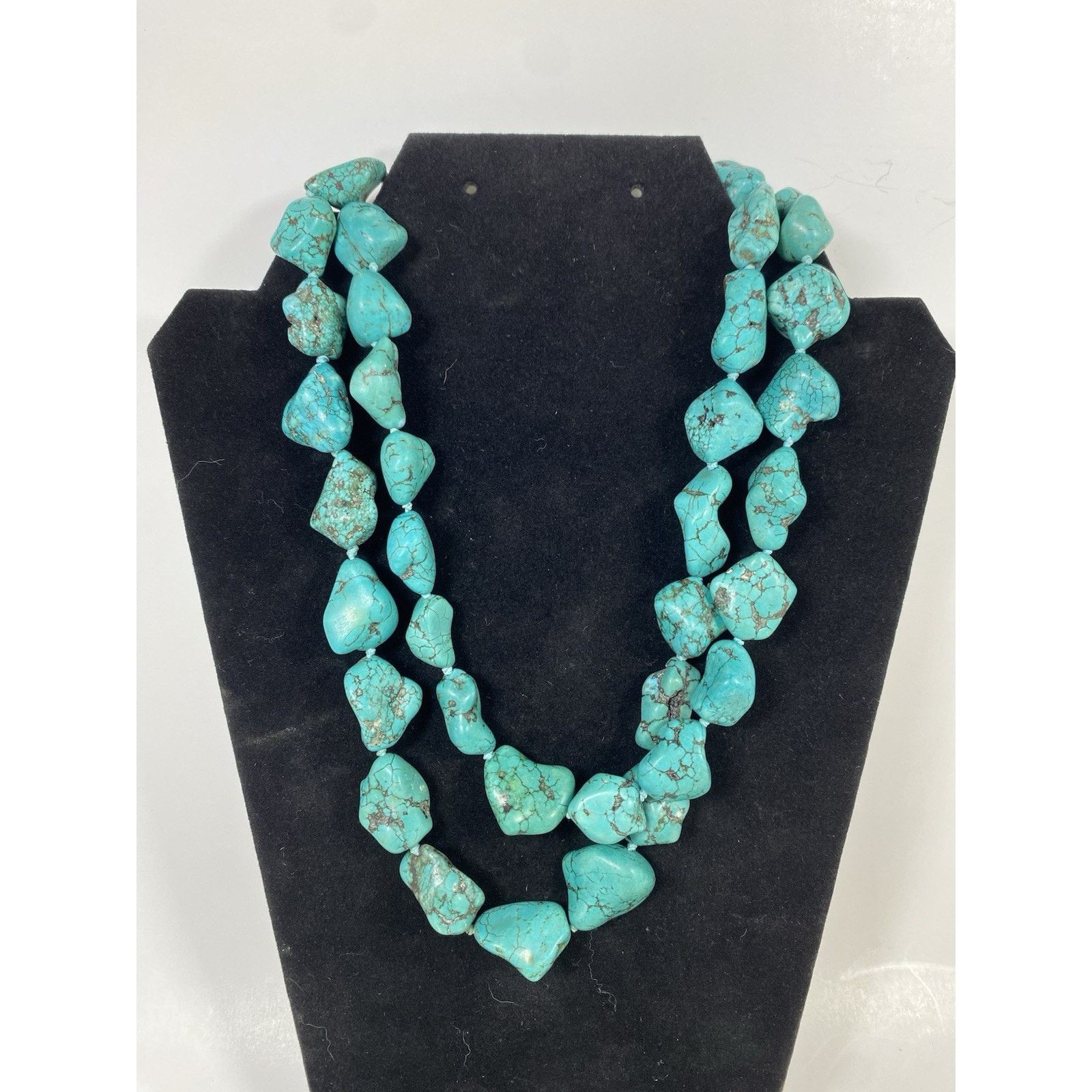 Other Natural Turquoise Chunky Beaded Necklace Size ONE SIZE - 1 Thumbnail