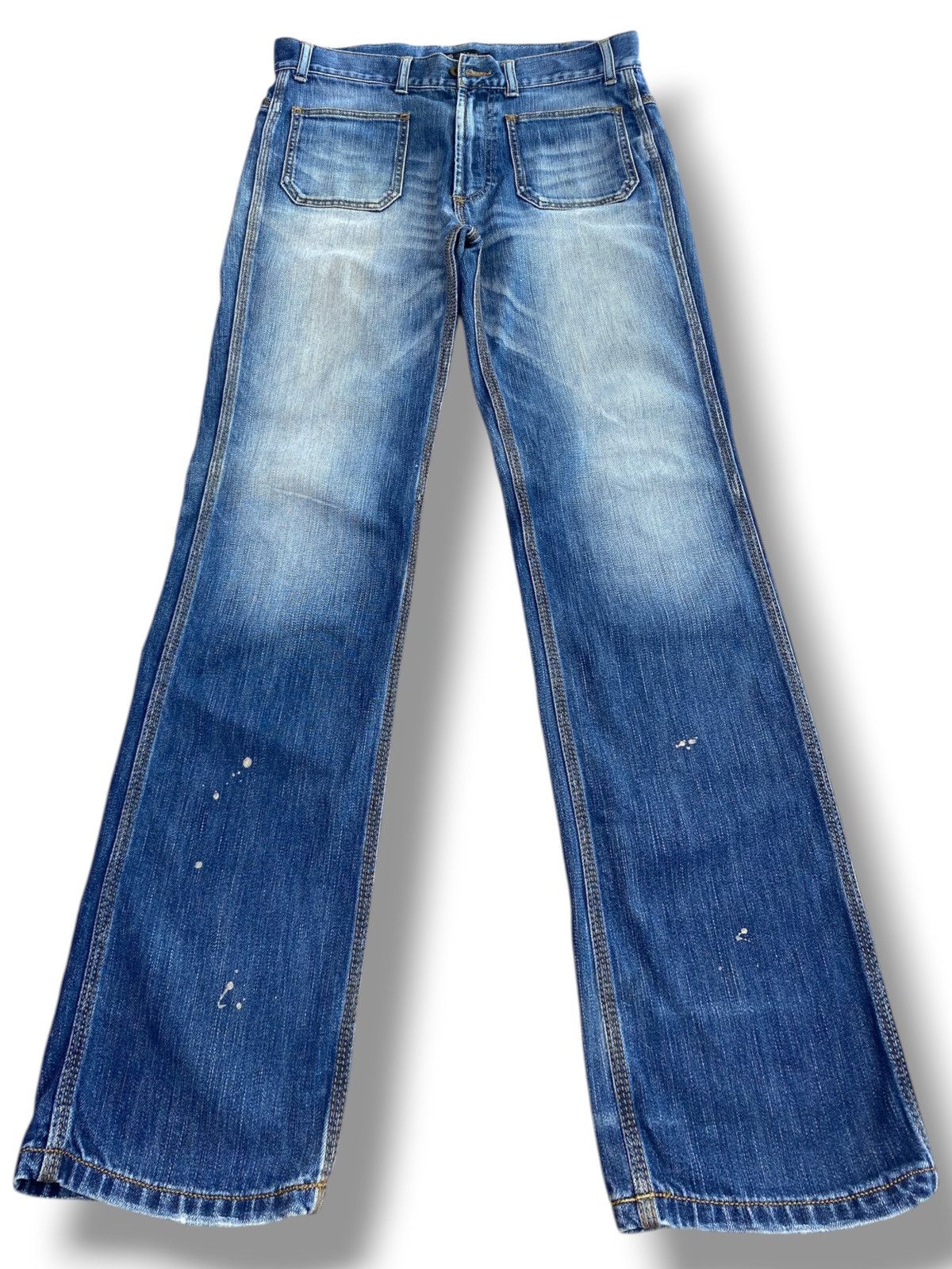 Japanese Brand Japanese Brand Faded Wash Style Bush Pant Jeans Size US 32 / EU 48 - 1 Thumbnail