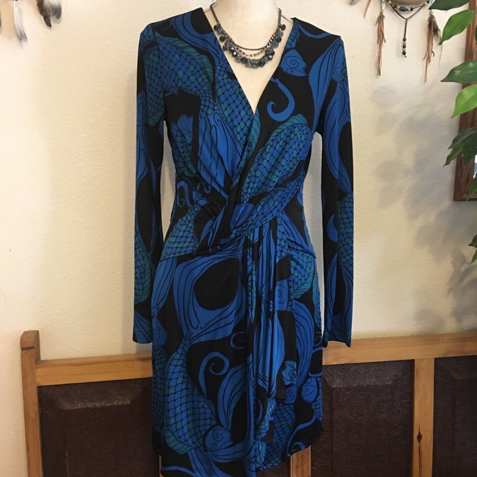 Mara Hoffman Mara Hoffman 100% silk wrap front style dress Size S / US 4 / IT 40 - 1 Thumbnail