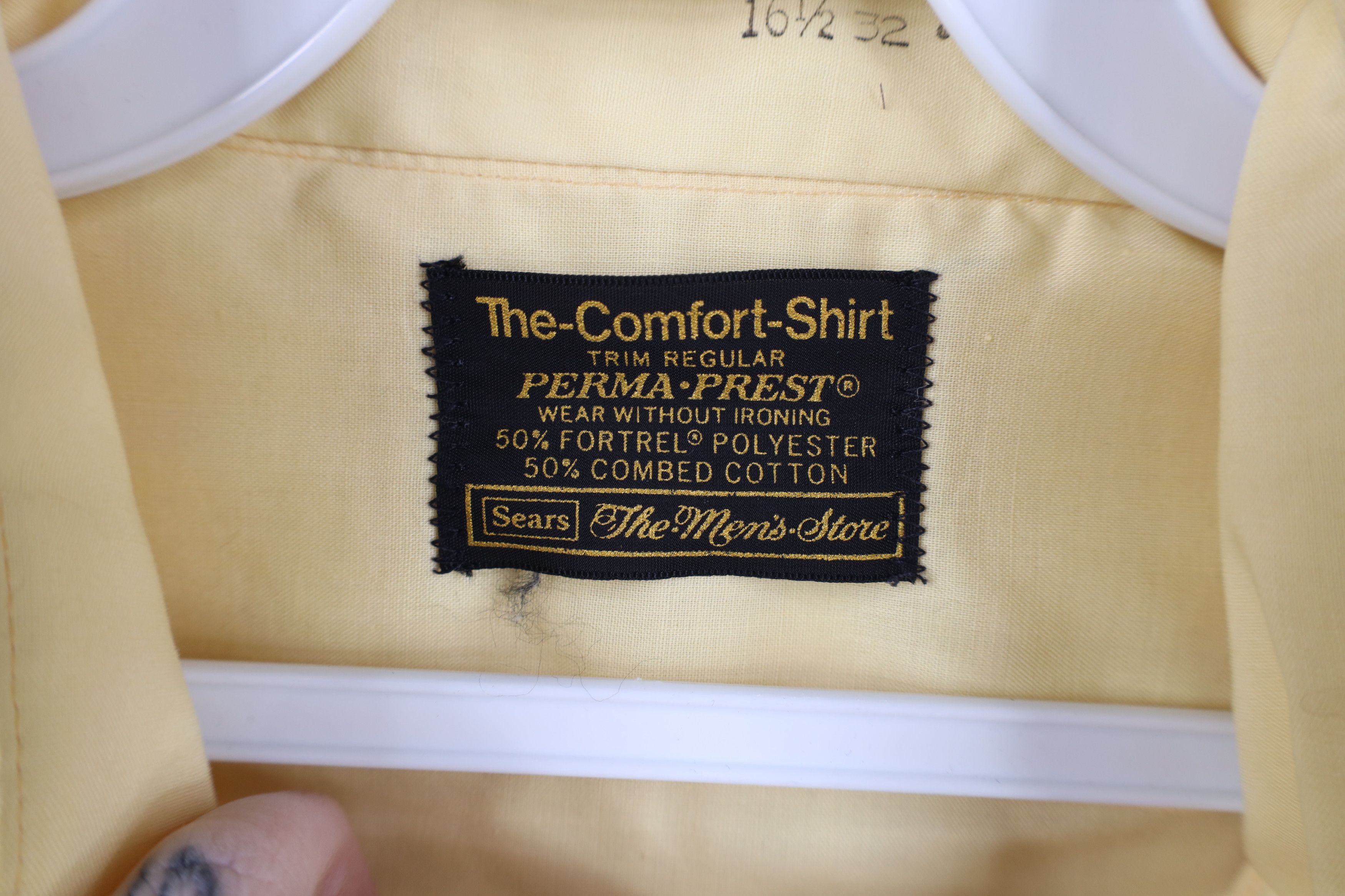 Vintage Vintage 70s Streetwear Collared Button Shirt Yellow Size US M / EU 48-50 / 2 - 10 Thumbnail