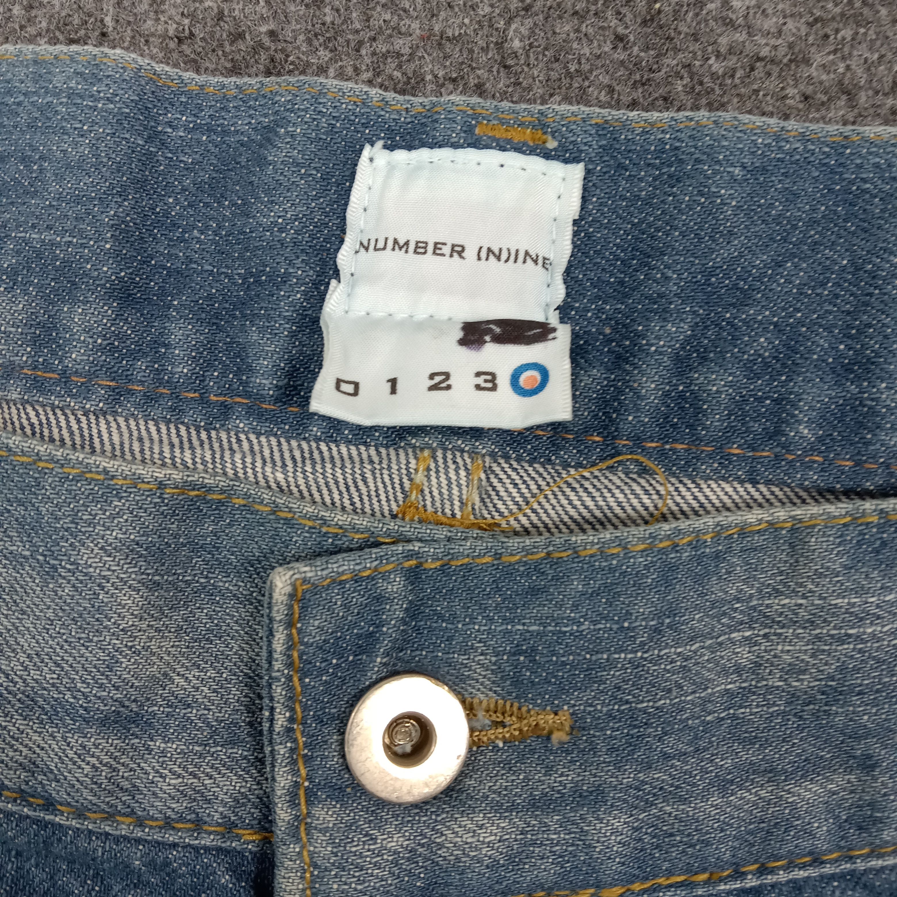 Number (N)ine Number Nine Japanese Brand Regular Denim Jeans C272N4 Size US 32 / EU 48 - 3 Thumbnail