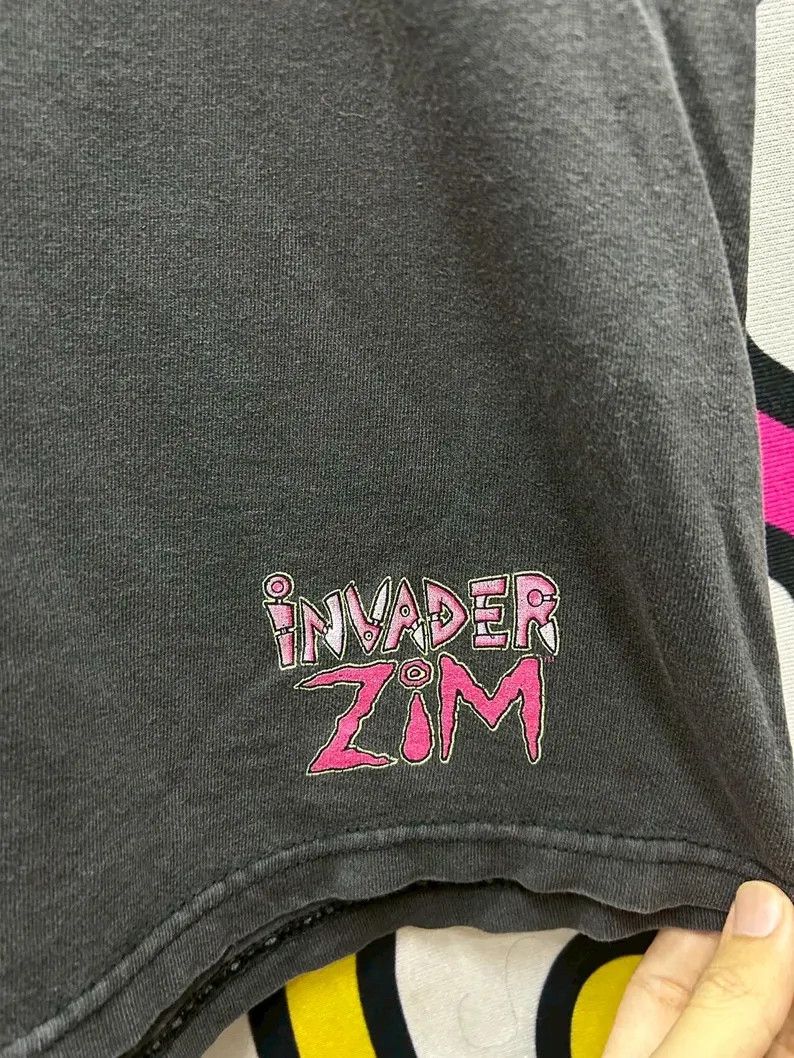 Vintage Vintage 2001 Invader Zim Cartoon tshirt size 2XL Size US XXL / EU 58 / 5 - 4 Thumbnail