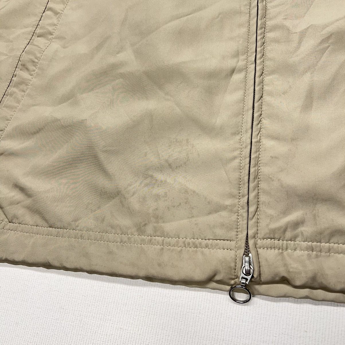 Nike × Vintage VTG Nike Varsity Jacket Brown Coaches Windbreaker Grey Tag Size US M / EU 48-50 / 2 - 3 Thumbnail