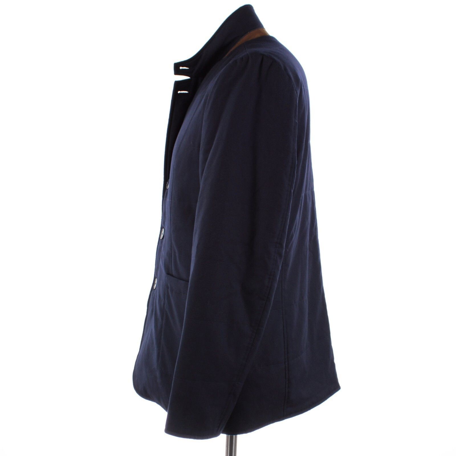 Zanella Zanella Coat Size L US In Blue Wool Size US L / EU 52-54 / 3 - 4 Thumbnail