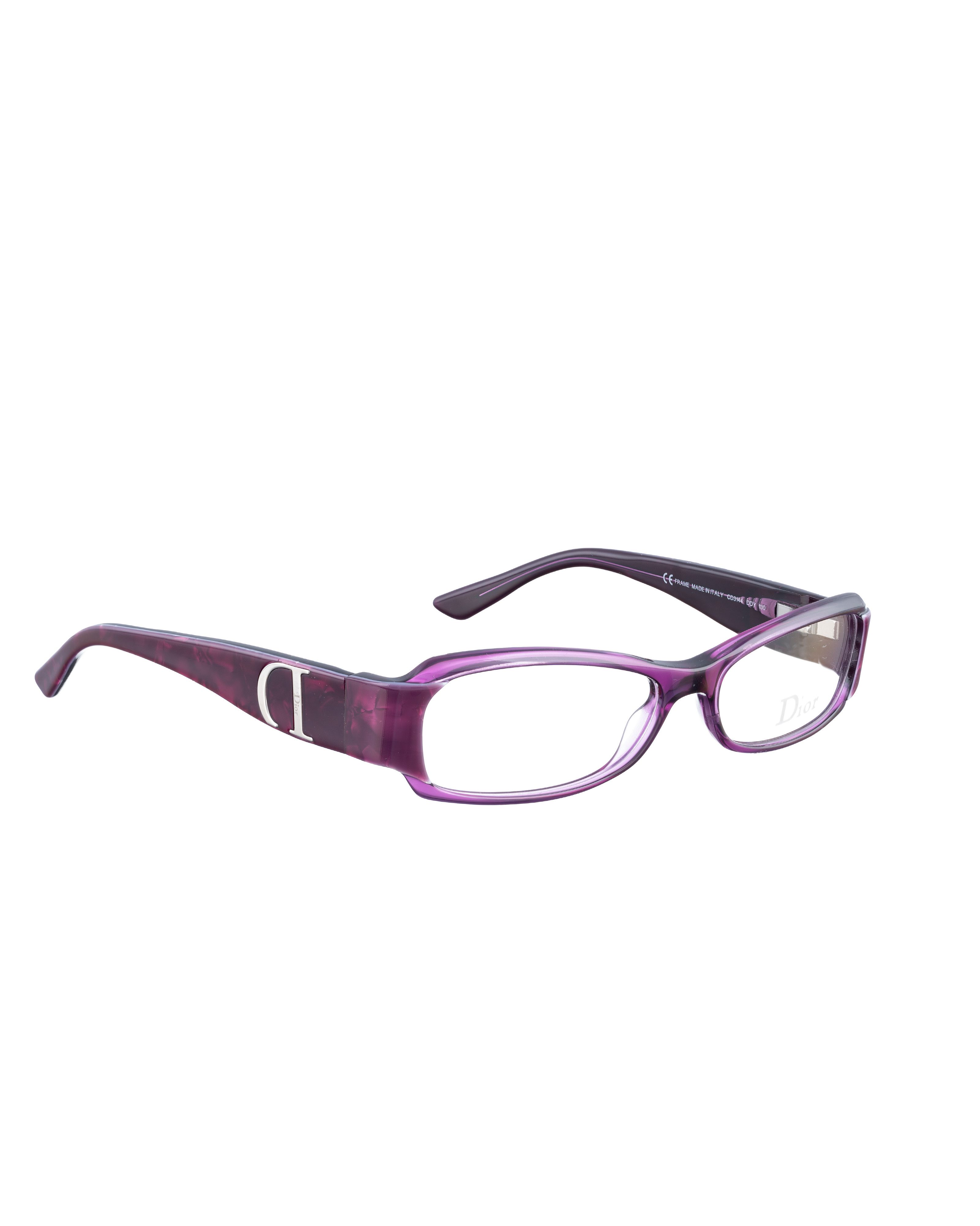 Dior Dior '90s Violet Glasses with Big Logo Size ONE SIZE - 1 Thumbnail