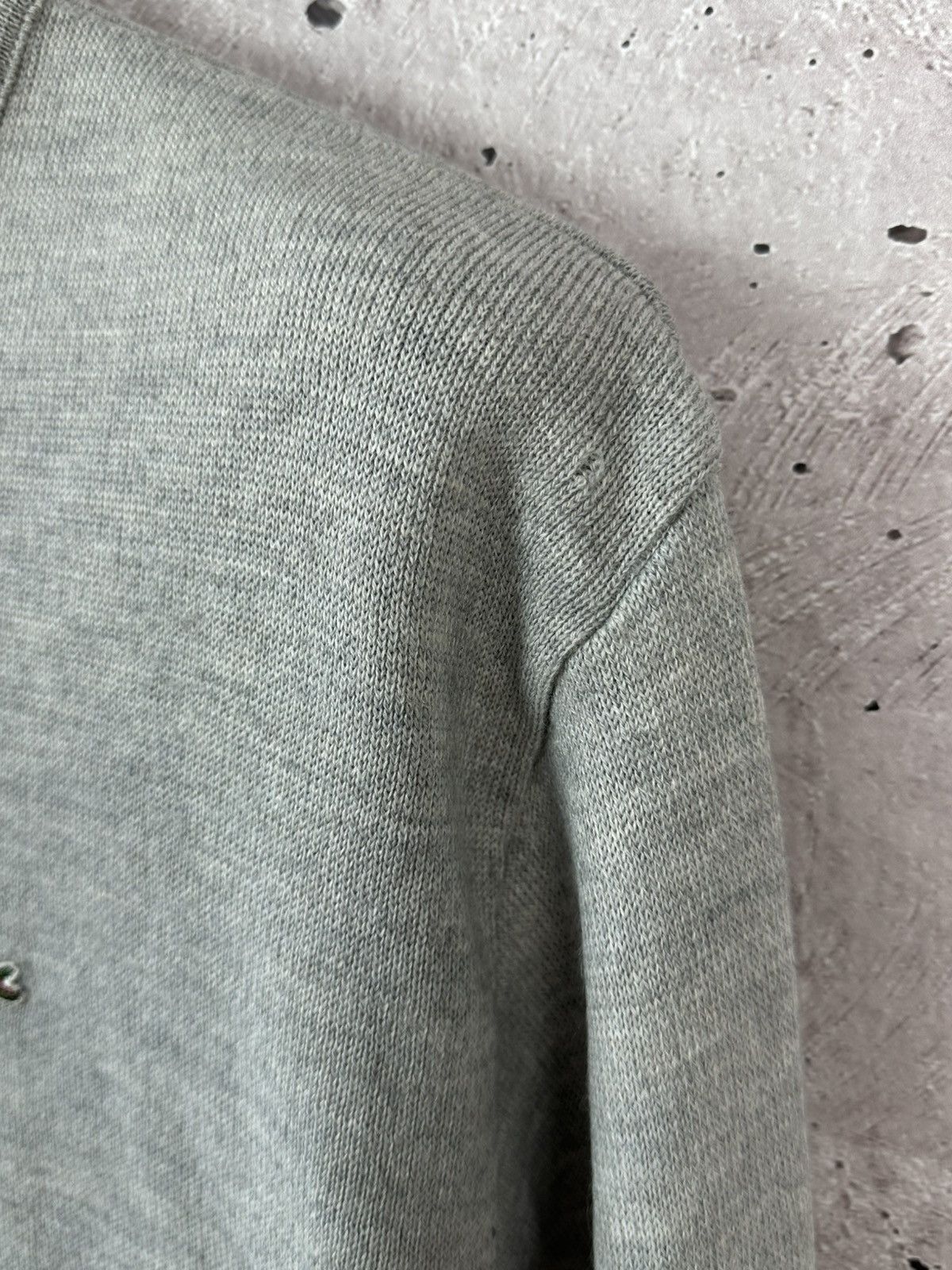 Lacoste Lacoste 90s Vintage Wool Knit Grey Crew Neck Sweater Size US M / EU 48-50 / 2 - 5 Thumbnail