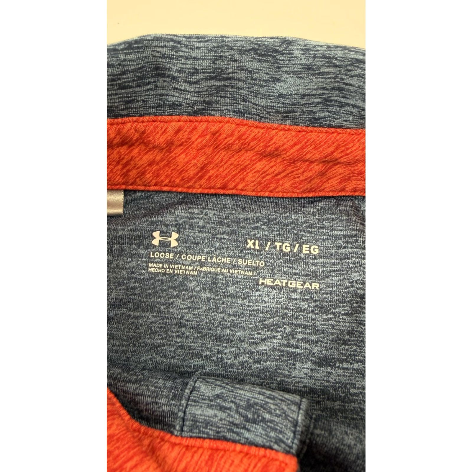 Under Armour Under Armour Polo Shirt Mens XL Blue HeatGear Golf Performance Loose Fit Top Size US XL / EU 56 / 4 - 5 Thumbnail